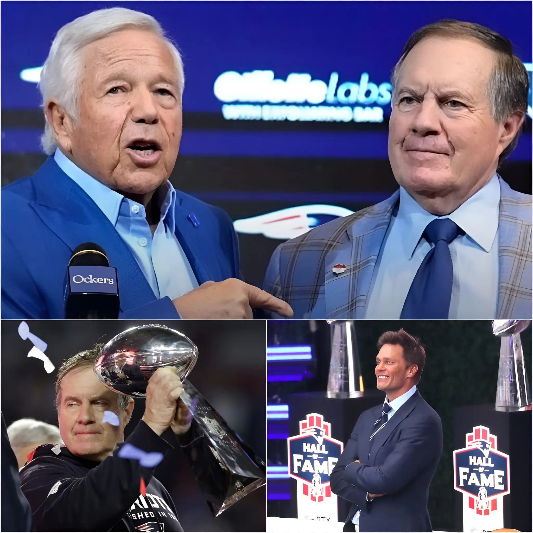 Cover Image for đ¨âNO ONE DESERVES HIM MORE THAN HIM, NOT EVEN TOM BRADY!â Patriots owner Robert Kraft angrily demanded the NFL reconsider its decision. âBill Belichick, who shaped the NFLâs winning standards for two decades, built the entire Tom Brady era,â Robert added. And finally, shocking everyone was when LEGENDARY BILL was removed from the 2026 Hall of Fame in 11 angry words, directing all criticism towards the NFL.