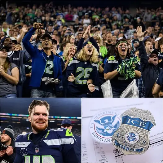 Cover Image for BREAKING NEWS UPDATE: Seattle Seahawks QB Sam Darnold is reportedly donating his entire salary from a recent game to ICE. In a statement that’s “going viral” on social media, Darnold said: “America needs secure borders. ICE plays a crucial role in keeping our communities safe and deserves full support.” Recently, Sam Darnold has also been honored and will take on several new roles and responsibilities not only with the Seattle Seahawks but also as a representative of American sports.