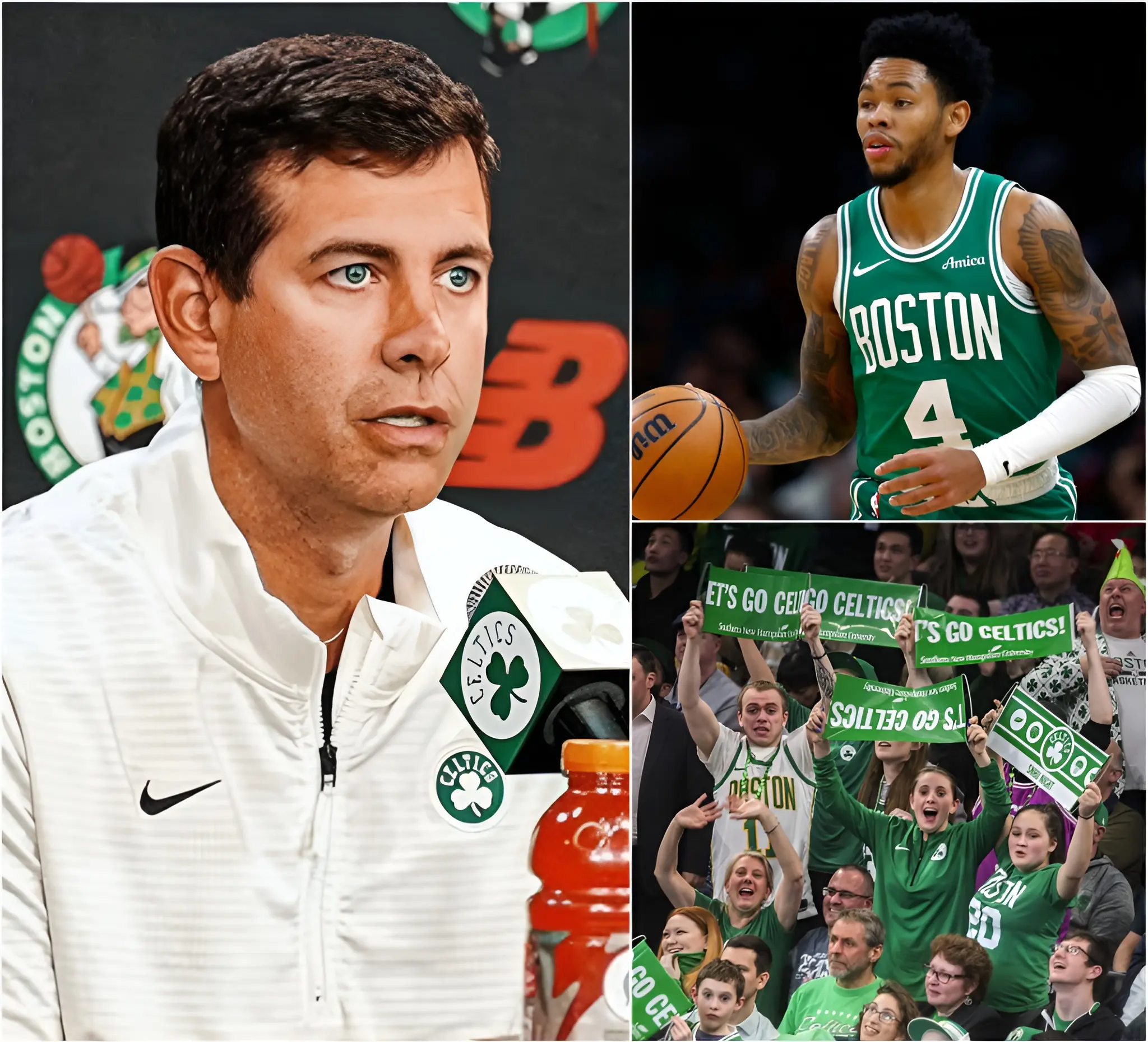Cover Image for SHOCKING NEWS: Celtics fans have decided to protest the trade of Anfernee Simons to the Bulls in exchange for Nikola Vucevic. They argue that losing a young talent like Simons will cost the team its long-term future and fail to improve the team’s strength for years to come. Immediately, Celtics general manager Brad Stevens responded with 10 words, increasing tension among fans both inside and outside of Boston, as many remain skeptical about this move.