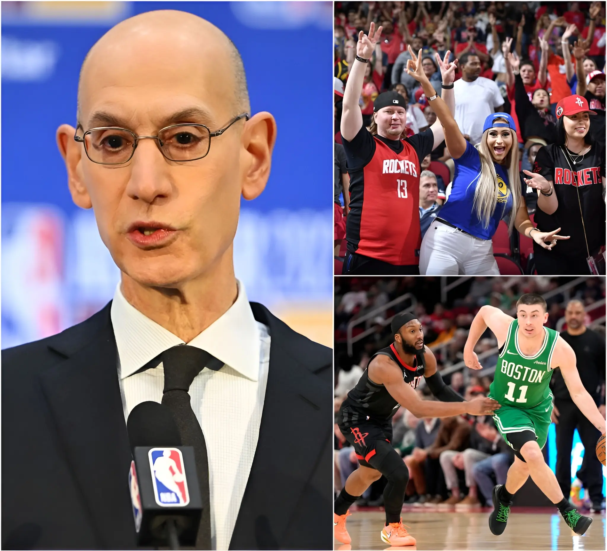 Cover Image for 30 MINUTES AGO: Rockets fans began calling on the NBA to review the result of the game between the Houston Rockets and the Boston Celtics, a game in which the Celtics won narrowly, 93-114, at the Toyota Center. Thousands of signatures were quickly collected across online platforms and submitted in an urgent petition demanding immediate league action. Supporters argued that the Rockets’ tough loss was due to biased officiating decisions and alleged preferential treatment toward Boston. However, the NBA’s latest ruling fully dismissed all accusations, confirming the result as valid and leaving many Rockets fans frustrated and deeply disappointed.