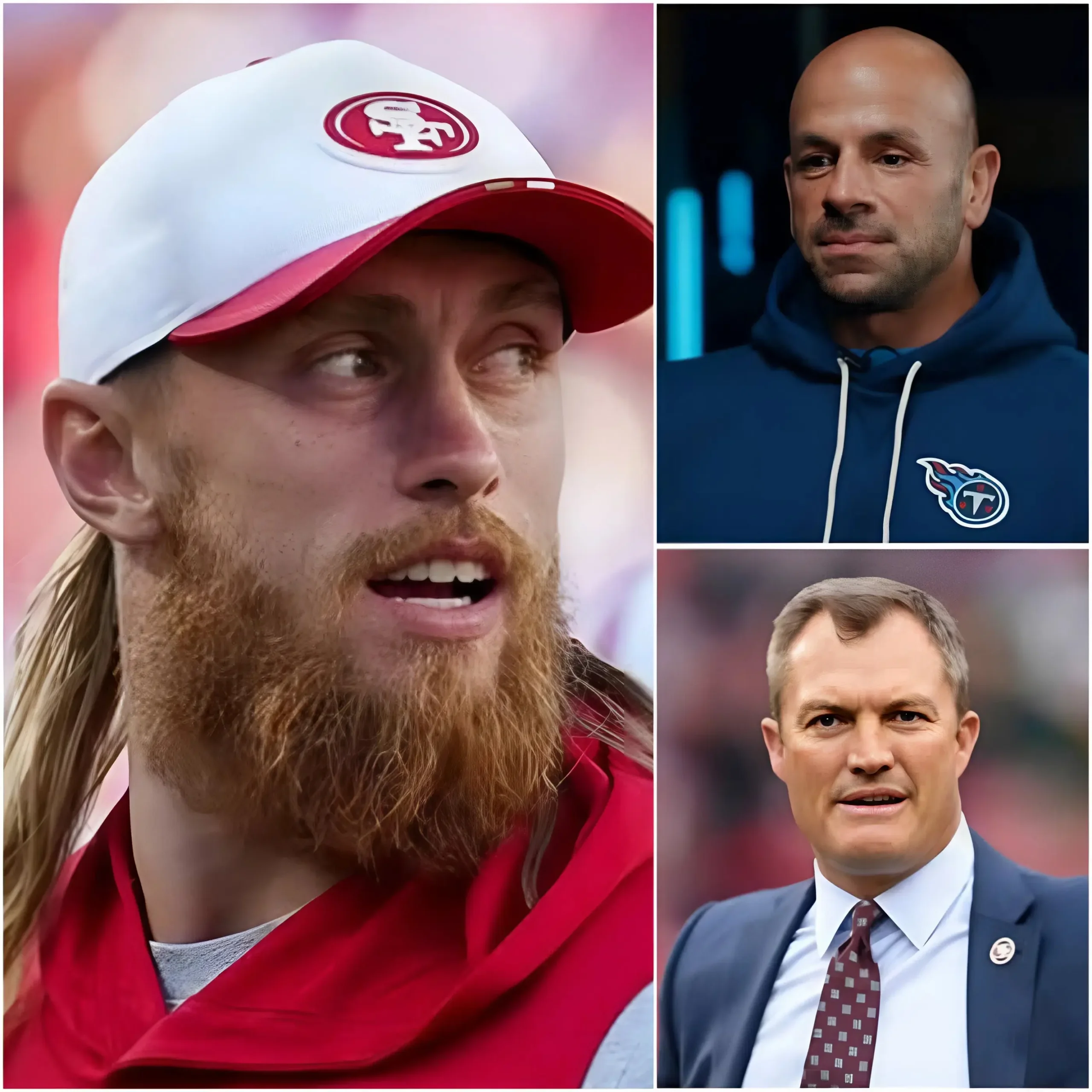 Cover Image for BOMBSHELL IN SAN FRANCISCO 🚨 The NFL world is buzzing after reports surfaced of a blockbuster idea that would send George Kittle from the 49ers to the Tennessee Titans. The shocking concept has reportedly divided opinion inside league circles, with some believing San Francisco could reshape its future overnight. Titans sources are said to be intrigued by the possibility of adding an elite, game-changing tight end. If this idea gains real momentum, it could become one of the most dramatic moves of the offseason.