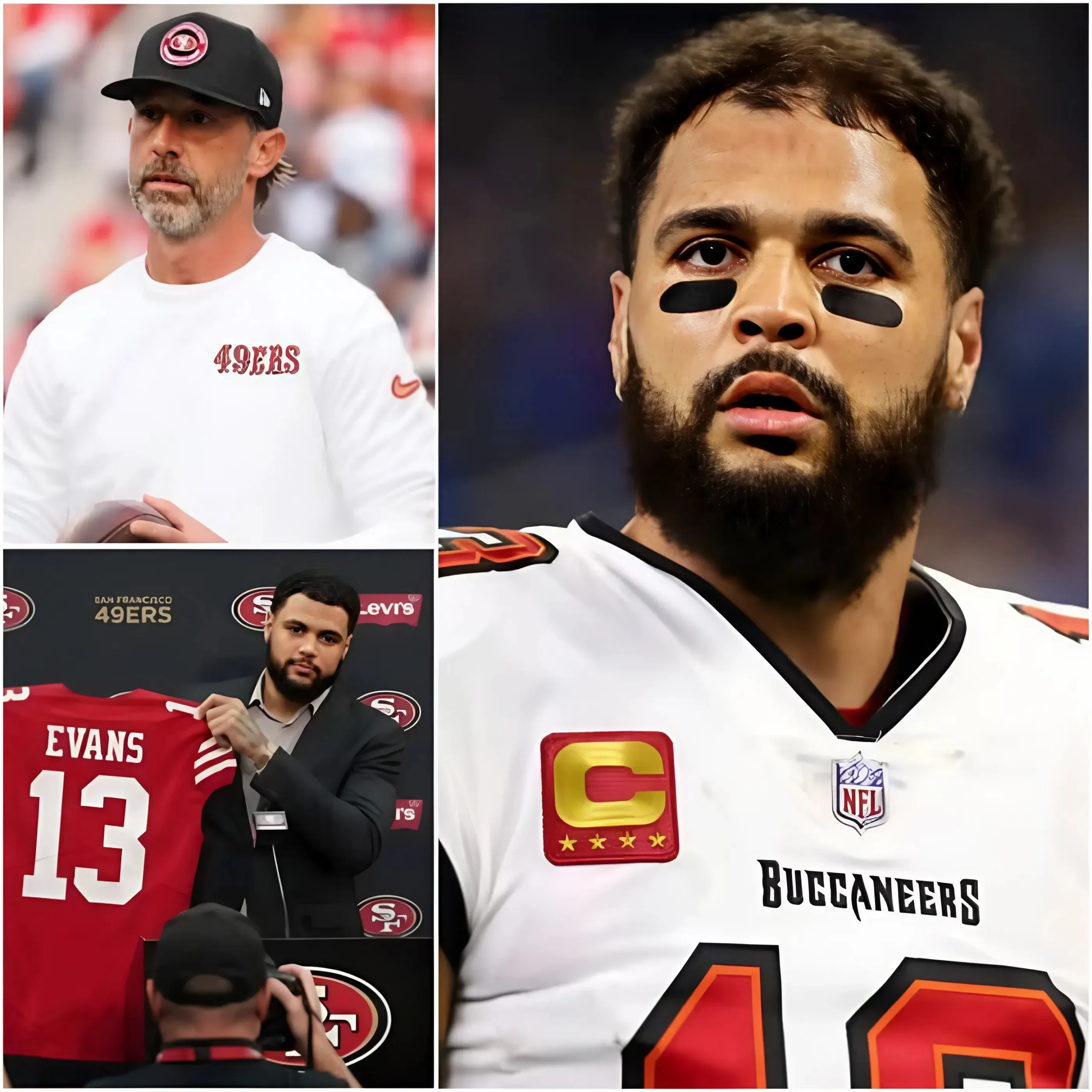 Cover Image for BREAKING NEWS: Mike Evans has officially signed a five-year contract with the San Francisco 49ers worth $185 million, including multiple performance-based incentives. The veteran wide receiver stated that the 49ers represent a perfect blend of ambition, a system that fits his skill set, and a genuine opportunity to compete for major titles. Evans also emphasized that he was convinced by the team’s culture and the trust shown by the coaching staff. With his proven experience, elite talent, and long-term consistency, this deal is widely viewed as a high-quality signing that could significantly elevate the 49ers’ offense for years to come.