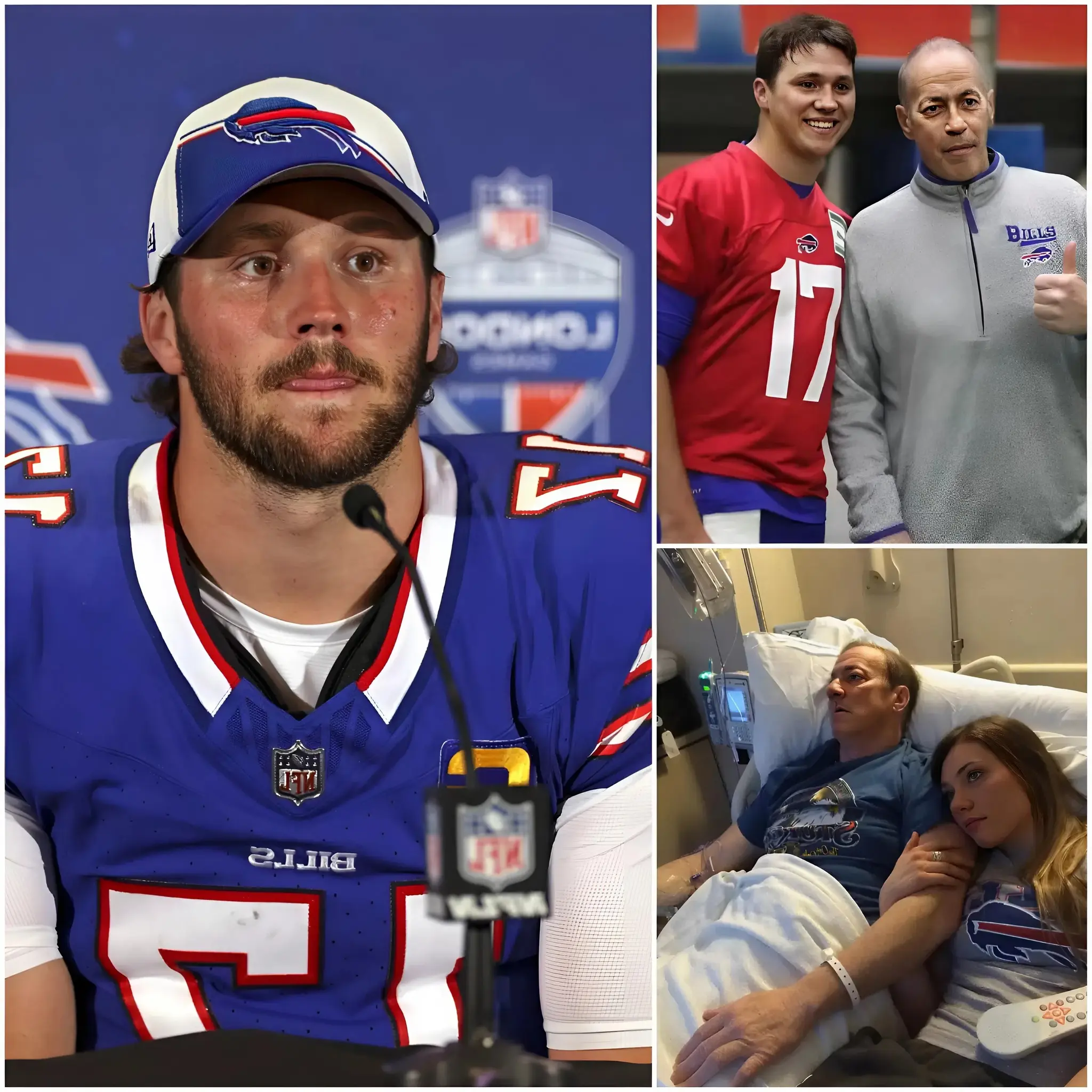 Cover Image for BUFFALO’S TEARS 💔🙏: Josh Allen unexpectedly sent a tearful “secret” message to legend Jim Kelly amidst the most heartbreaking battle of his life. Upon reading it, Jim Kelly was so moved that he was speechless. But what shocked millions of fans was the raw, heartfelt vulnerability Josh showed, revealing the immense weight he carries as the face of Buffalo’s hope during such a challenging moment. The bond between these two icons transcended the game, leaving fans in awe of their unbreakable connection.