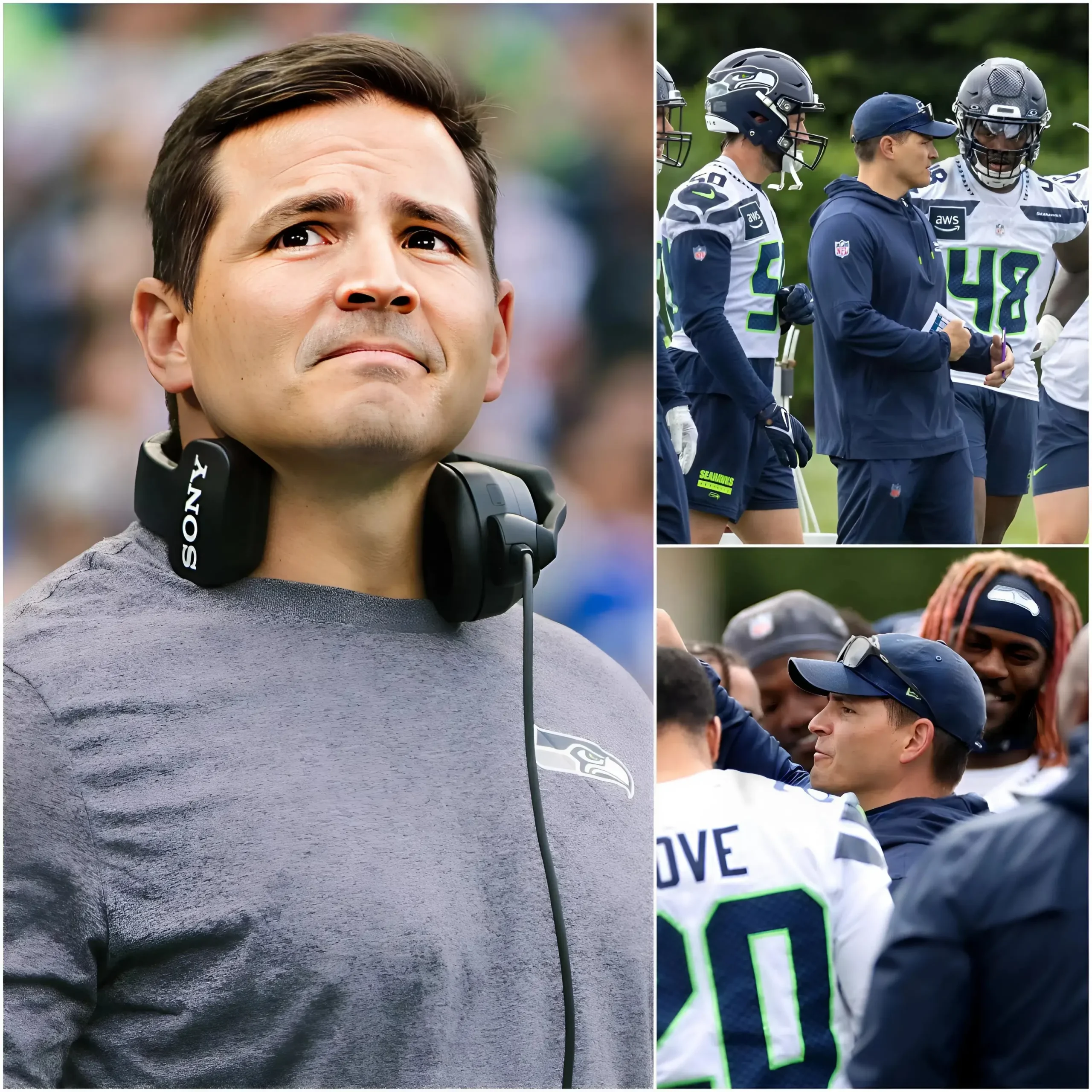 Cover Image for Before the final practice ahead of the game against the New England Patriots, head coach Mike Macdonald asked the entire Seattle Seahawks roster to gather at midfield. Not to discuss schemes. Not to review assignments. But to say the things he believed should only be said before a game like this. Several players nodded. Some stared at the turf, fists clenched. A few swallowed hard. Then, just before dismissing the team, Macdonald delivered 11 words that left the huddle silent and more than a few eyes wet