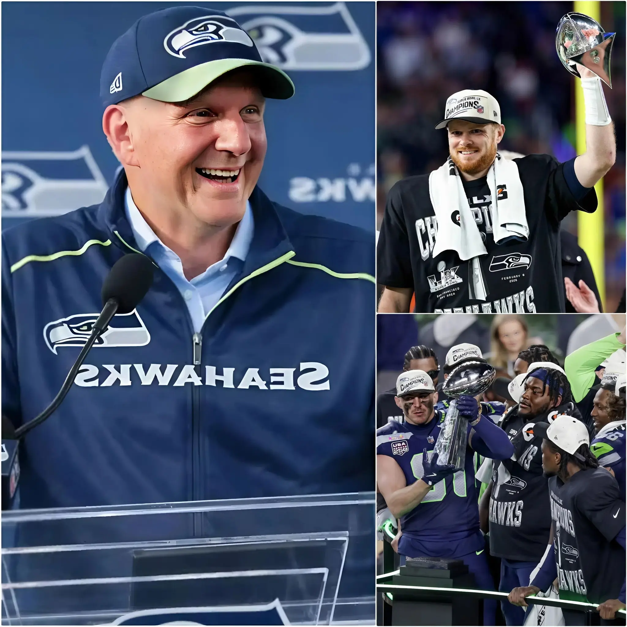 Cover Image for After their stunning Super Bowl 2025 victory over the New England Patriots, billionaire Steve Ballmer sent shockwaves through the sports world by unveiling an eye-watering bonus for the Seattle Seahawks. The figure was so enormous it reportedly left even NFL superstars in disbelief. Ballmer said the reward was not just about celebrating an emotional championship, but about making a powerful statement of belief in the Seahawks’ greatness. It was a clear signal that Seattle’s success is backed by confidence, ambition, and serious commitment to a championship future.