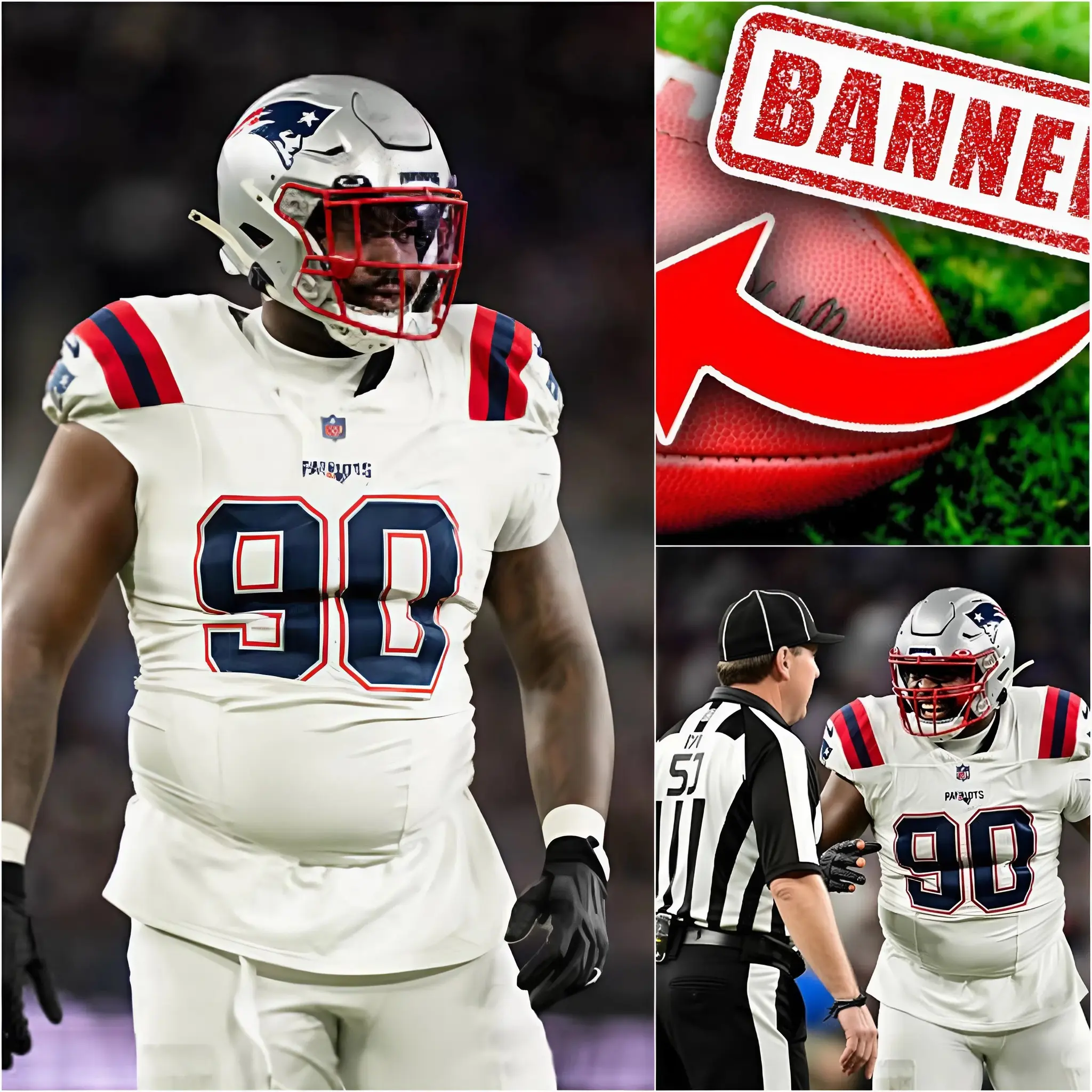 Cover Image for Immediately after the second half concluded, Christian Barmore (number 90, New England Patriots) received an unprecedentedly harsh penalty from the NFL for a series of serious unsportsmanlike conduct. The player was accused of punching Sam Darnold in the stomach after a dead ball situation, and repeatedly insulting and challenging the referees at the end of the second half of the Super Bowl against the Seattle Seahawks. The NFL confirmed that this is the strictest penalty ever imposed, intended to send a strong message about discipline and sportsmanship on the biggest stage of American football.