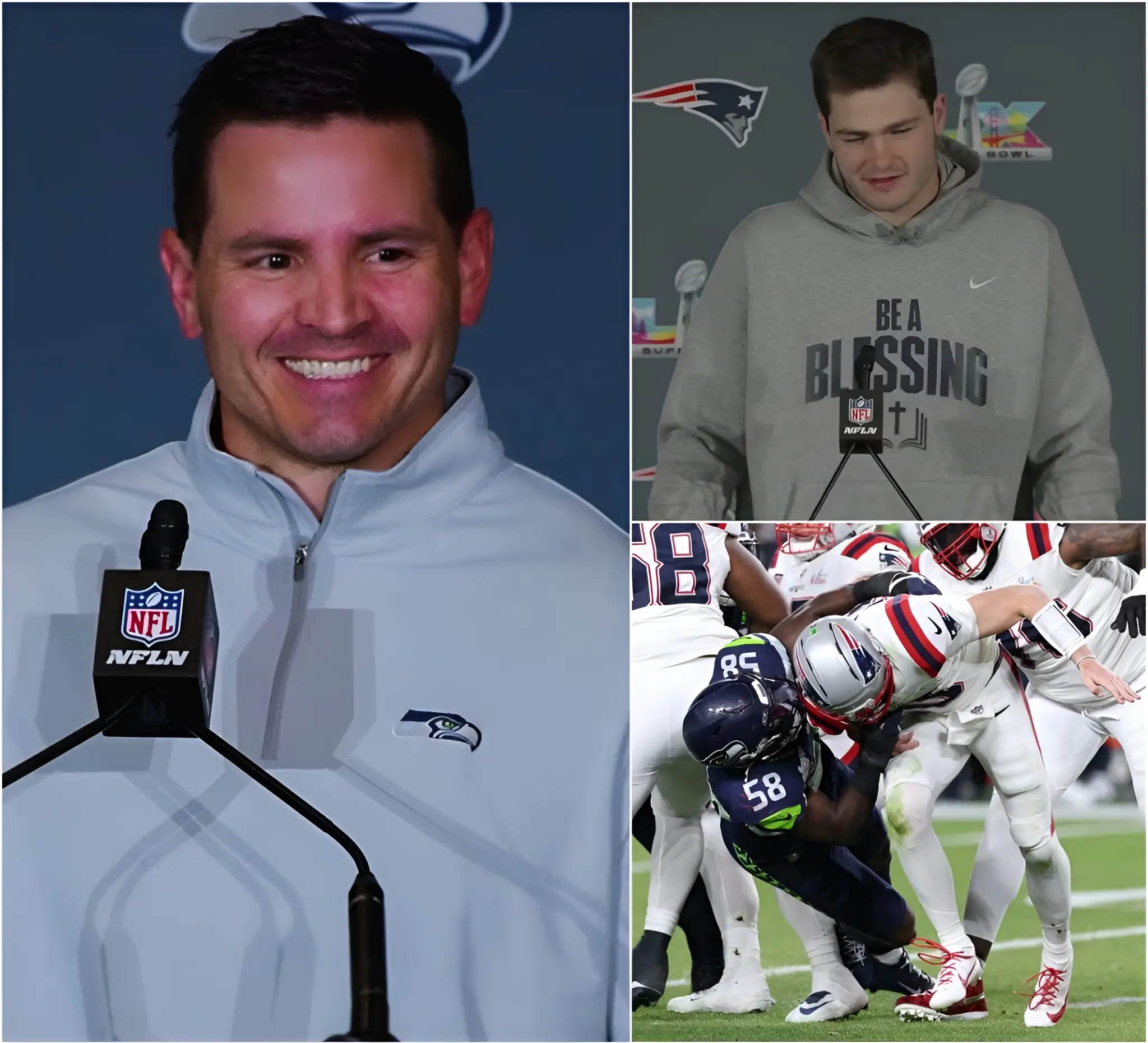 Cover Image for “See you later at Lumen, and we’ll make you taste even more pain!” Seahawks head coach Mike Macdonald declared defiantly after Seattle defeated the Patriots to win the Super Bowl. He argued that forcing New England to travel to Lumen Field in the regular season next year would give the Seahawks a massive advantage, with the deafening atmosphere capable of swallowing any opponent. The statement immediately sent shockwaves through the media. Drake Maye responded calmly, insisting the Patriots fear no stadium. He stressed that next time, New England will come to Seattle to write a very different story.