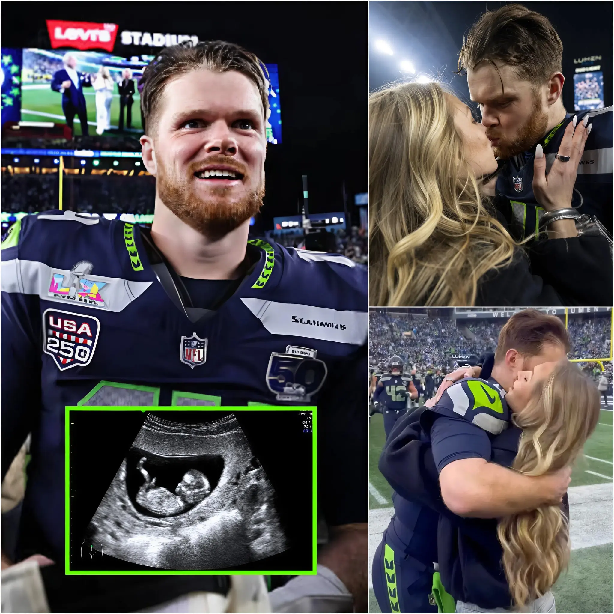 Cover Image for ❤️ CONGRATULATIONS: Fresh off the biggest win of his career, Sam Darnold shared an emotional and unexpected surprise involving his girlfriend that instantly melted hearts across the stadium. What began as a celebration quickly turned into a deeply personal moment that left fans stunned and smiling through tears. The scene spread like wildfire on social media within minutes. Alongside the joy, Darnold also hinted at meaningful plans for his future with the Seattle Seahawks after their historic Super Bowl triumph.