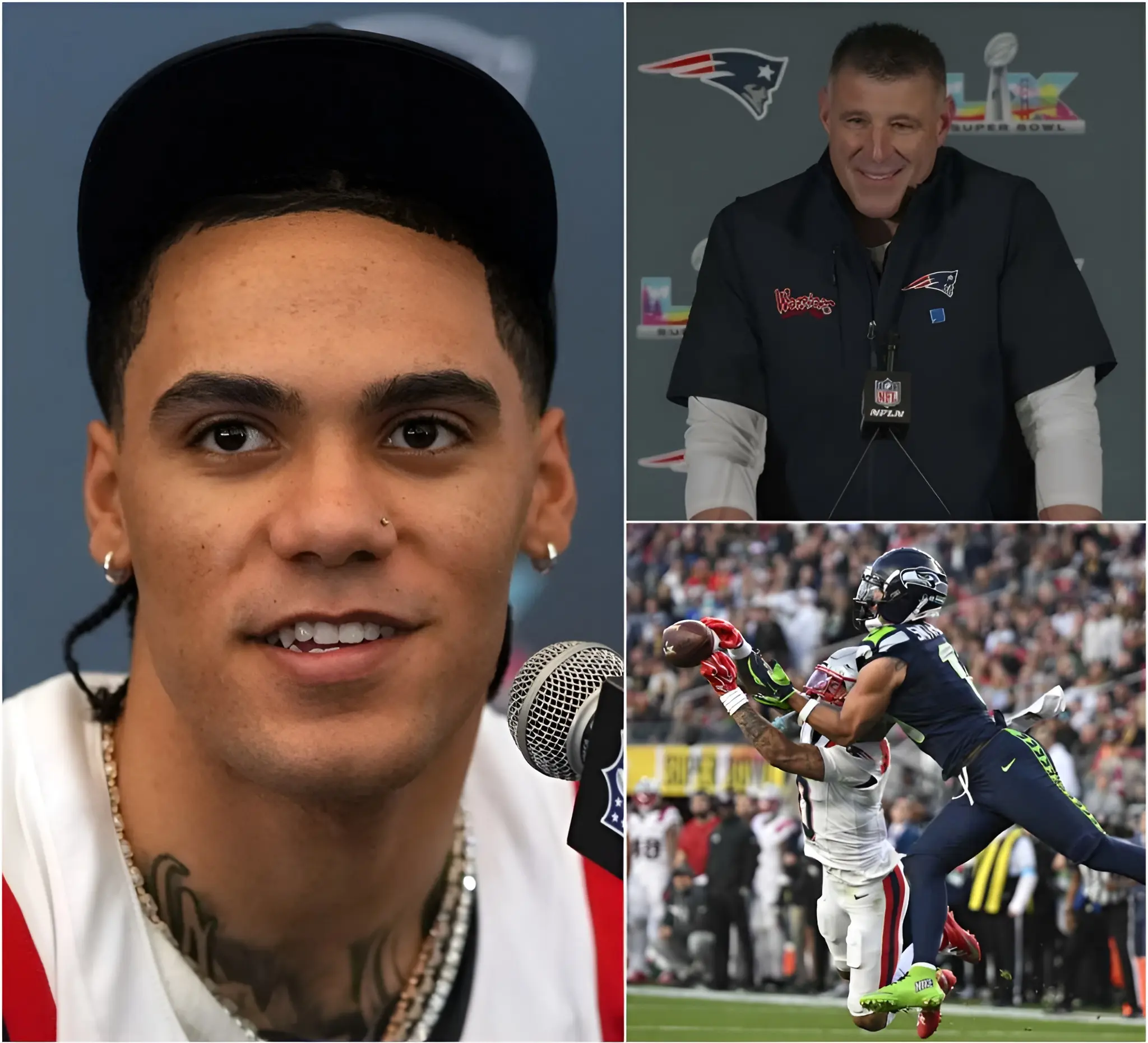 Cover Image for SHOCKING ULTIMATUM: After the Patriots’ crushing Super Bowl LX loss to the Seahawks, star cornerback Christian Gonzalez reportedly declared, “If Mike Vrabel is still the head coach, I’m walking away!” citing tensions that he believes can no longer be repaired. The stunning statement sent shockwaves through the locker room and ignited immediate speculation about a potential fracture within the franchise. Reporters quickly sought out Vrabel for a response, and the head coach delivered a cold, composed reply that made it clear no player is bigger than the organization. The dramatic exchange has only deepened the turmoil in New England as the offseason begins under a cloud of uncertainty.