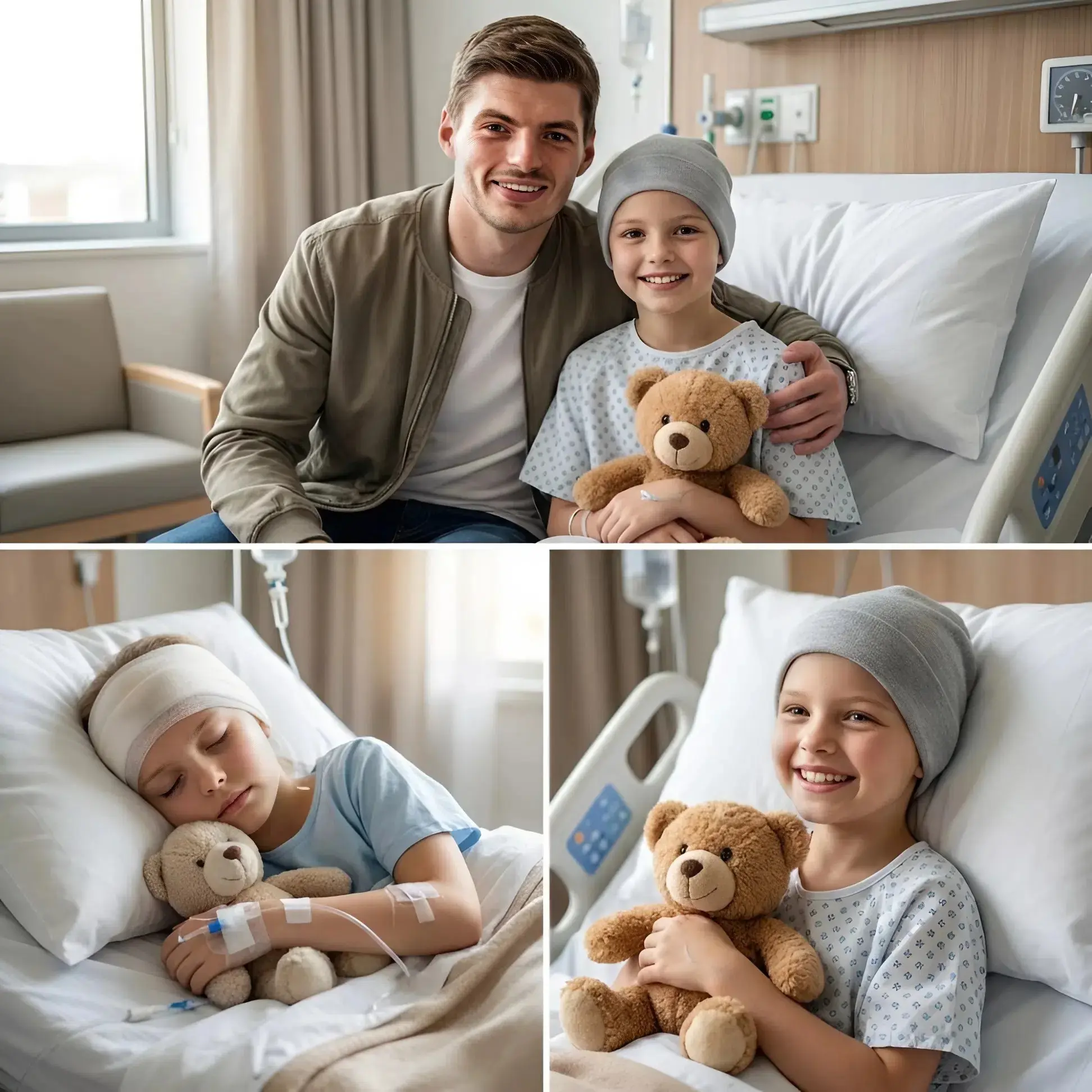 Cover Image for 💖Few knew until the hospital revealed it: Max Verstappen quietly paid for a 9-year-old girl’s life-saving brain tumor surgery after meeting her at a meet-and-greet. Her family couldn’t afford the enormous costs, but Verstappen stepped in — without publicity, without attention, purely out of compassion 🤍. Nurses said he insisted on keeping everything a secret, saying, “No child should have to wait for hope.” The mother called him an angel and said emotionally, “He gave our daughter a future.” When the story broke, fans were moved to tears, a reminder that real heroes don’t wear capes — they stand up when it matters most 🌟