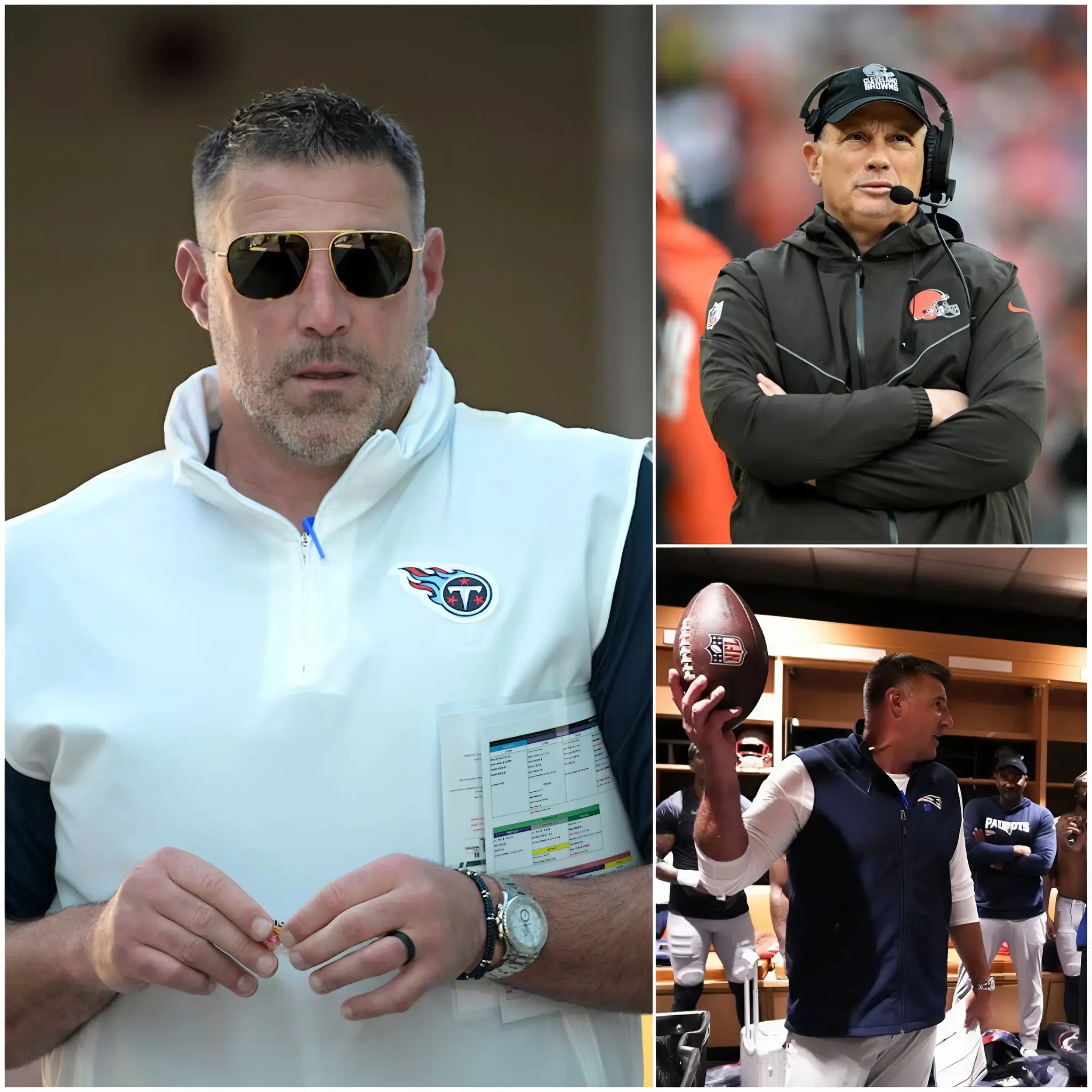 Cover Image for Just days after shifting Terrell Williams into a high-ranking organizational role,hc Mike Vrabel has already begun interviewing three elite coaching candidates for the vacant defensive coordinator position.👇
