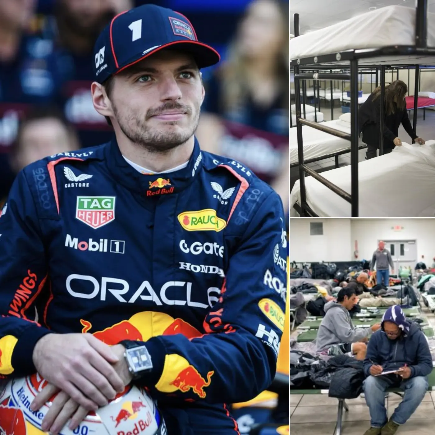 Cover Image for BREAKING NEWS: Instead of buying supercars or investing in extravagant projects, Max Verstappen quietly spent $2 million to build a shelter for the homeless. He funded a state-of-the-art facility with 150 apartments and 300 beds for those in need in his hometown. âIâve seen too many people endure cold nights without a safe roof over their heads. When you have the opportunity to make a difference, you also have a responsibility to act,â Verstappen shared. He also bought back his childhood home â a place full of memories â and turned it into a charity project. This humble yet compassionate act has touched the hearts of people around the world, showing the âheart of goldâ behind the strength and determination of one of F1âs greatest warriorsđđ
