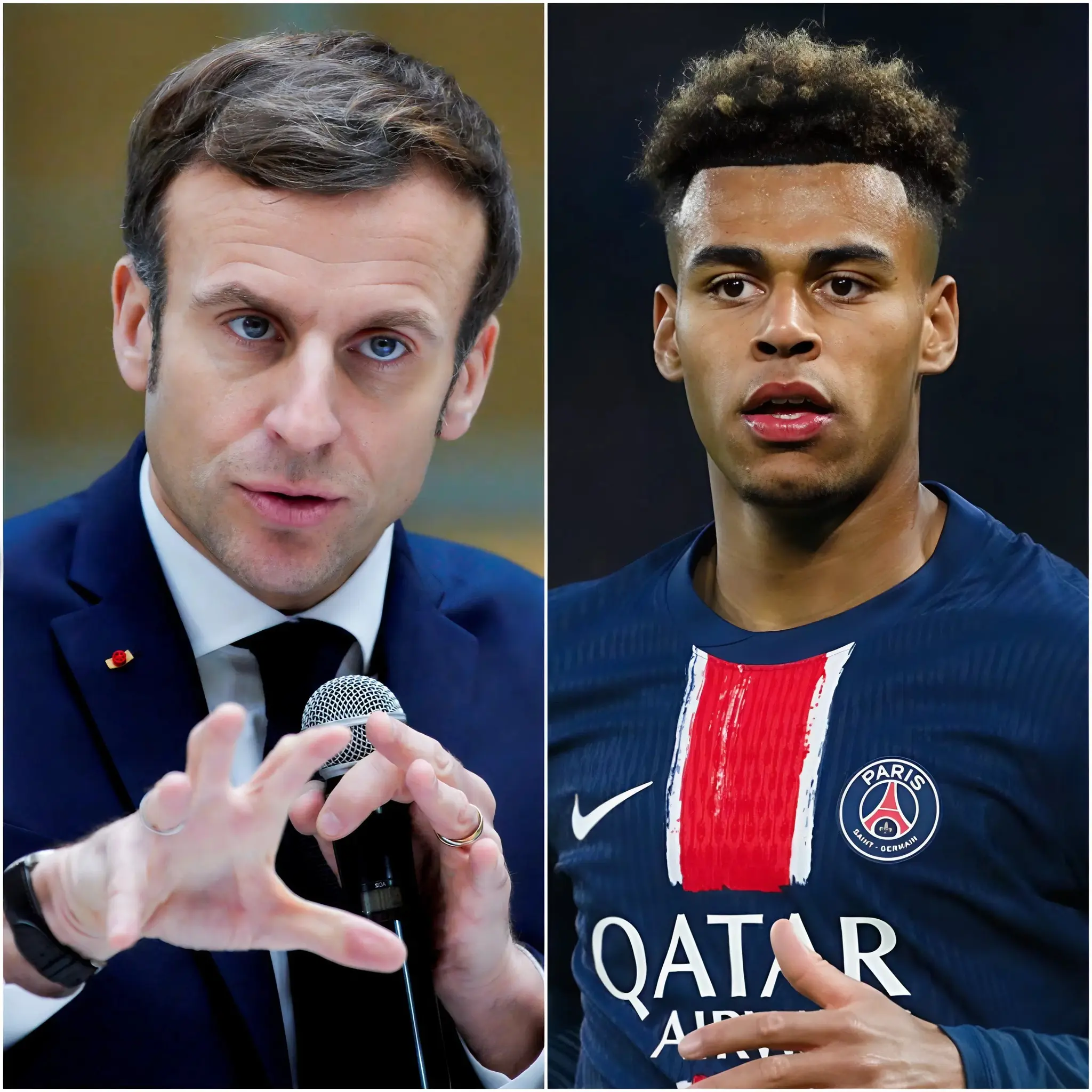 Cover Image for đ DĂ©sirĂ© DouĂ© a officiellement pris la parole pour rĂ©pondre Ă Emmanuel Macron aprĂšs ses dĂ©clarations controversĂ©es, et immĂ©diatement toute la France sâest embrasĂ©e. La vidĂ©o donnait lâimpression que le temps sâĂ©tait arrĂȘtĂ©. Sans mise en scĂšne, sans scĂ©nario â la voix tremblante de colĂšre, la jeune star du Paris Saint-Germain a publiĂ© une vidĂ©o de seulement deux minutes. đšđš Il a dĂ©clarĂ© sans dĂ©tour : « JE NâAIME PAS PARLER DE POLITIQUE, MAIS LĂ, CâEST ALLĂ TROP LOIN. JE NE PEUX PAS RESTER SILENCIEUX QUAND ON SE MOQUE DES PAUVRES, DE CEUX QUI NâONT RIEN ! » La vidĂ©o a immĂ©diatement provoquĂ© une onde de choc. DouĂ© ne sâexprimait pas en tant quâĂ©toile montante du football europĂ©en, mais Ă travers les souvenirs de son enfance dans une famille modeste â oĂč il a trĂšs tĂŽt appris la valeur du travail et les vraies difficultĂ©s de la vie. En lâespace dâune heure seulement, toute la France ne parlait plus que de cette vidĂ©o. Des travailleurs du mĂ©tro parisien aux commentateurs politiques Ă la tĂ©lĂ©vision, tous se sont arrĂȘtĂ©s pour Ă©couter le jeune joueur de 20 ans du PSG prendre la parole â un moment rare oĂč le football a laissĂ© place Ă lâĂ©motion humaine.