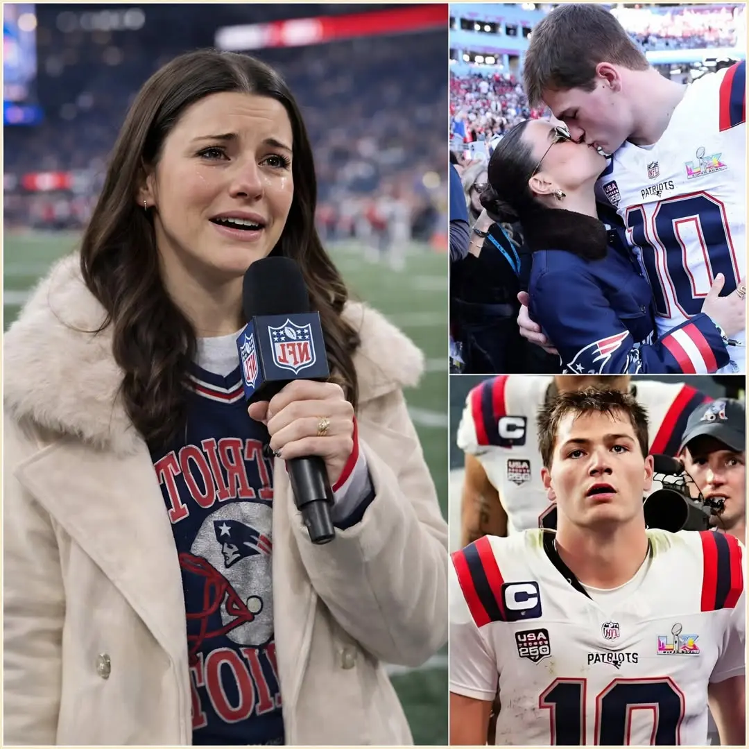 Cover Image for SAD NEWS 💔 Ann Michael Maye, wife of superstar Drake Maye, broke down in tears as she revealed a painful truth the public never sees. “My husband, Drake Maye, is currently carrying more than just the weight of football!” she shared, her voice trembling. She hinted at sleepless nights, silent battles, and the emotional toll of expectations that never fade. Behind the bright stadium lights and roaring crowds, she said, is a man fighting to stay strong for everyone around him. Fans everywhere are now sending prayers, hoping he finds the strength he so often gives to others.
