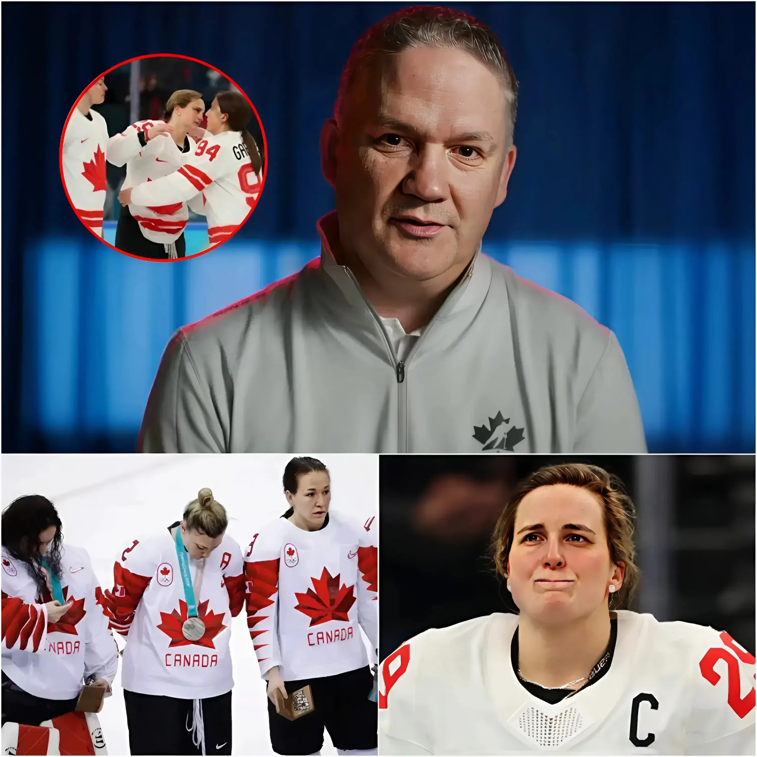 Cover Image for BREAKING 30 MINUTES AGO: Team Canada women’s head coach Troy Ryan has just revealed the heartbreaking reason why his players, especially captain Marie-Philip Poulin, were unable to perform at 100% and suffered a shocking 1-2 overtime loss to the United States in the women’s hockey gold medal final at the Milano-Cortina 2026 Winter Olympics. Instead of anger, fans are now filled with empathy and concern. “Those girls poured everything they had on the ice tonight,” Ryan said, his voice choked with emotion. “Please understand what they’ve had to face. I’m begging everyone to show some compassion for our team right now…” Upon hearing the full reason, women’s hockey fans in Canada were all moved to tears.