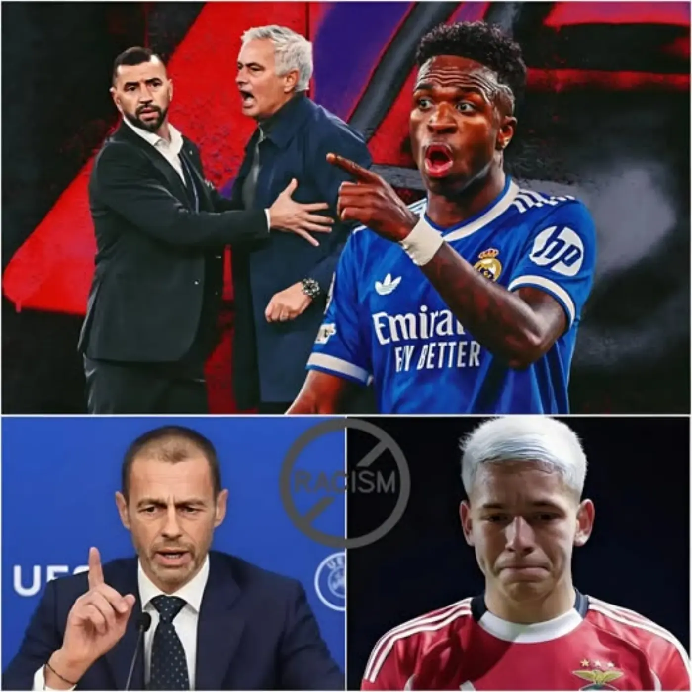 Cover Image for 🚨OFICIAL‼️ Gianluca Prestianni fue suspendido de por vida por comentarios racistas realizados contra Vinícius Júnior durante el partido Real Madrid – Benfica. Esta dura decisión de los organizadores conmocionó al mundo del fútbol, pero eso no es todo. Los acontecimientos que siguieron dejaron boquiabiertos a los aficionados… ¡Más información aquí! 👇👇