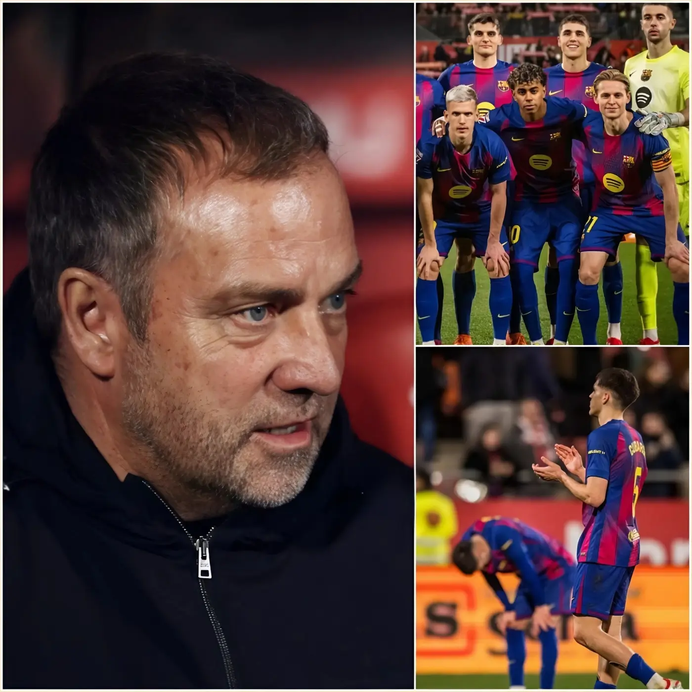 Cover Image for ÚLTIMA HORA: «¡Su etapa en el Barcelona se ha ACABADO!» – Hansi Flick toma una decisión implacable tras la sorprendente derrota ante el Girona FC 😱💔 HISTORIA COMPLETA: ENLACE EN LOS COMENTARIOS ⬇️⬇️ La derrota ha desencadenado graves consecuencias dentro del FC Barcelona, ya que, según se informa, Flick ha decidido desprenderse de una estrella que ha rendido por debajo de lo esperado este verano, tras perder la paciencia con sus pobres actuaciones en la etapa más crucial de la temporada 😳🔥 Fuentes aseguran que el técnico alemán ha cerrado completamente la puerta al futuro del jugador en el Camp Nou, al considerar que se necesitan medidas drásticas para encarrilar de nuevo al club 💣 Todos los detalles y el nombre del jugador en los comentarios 👇