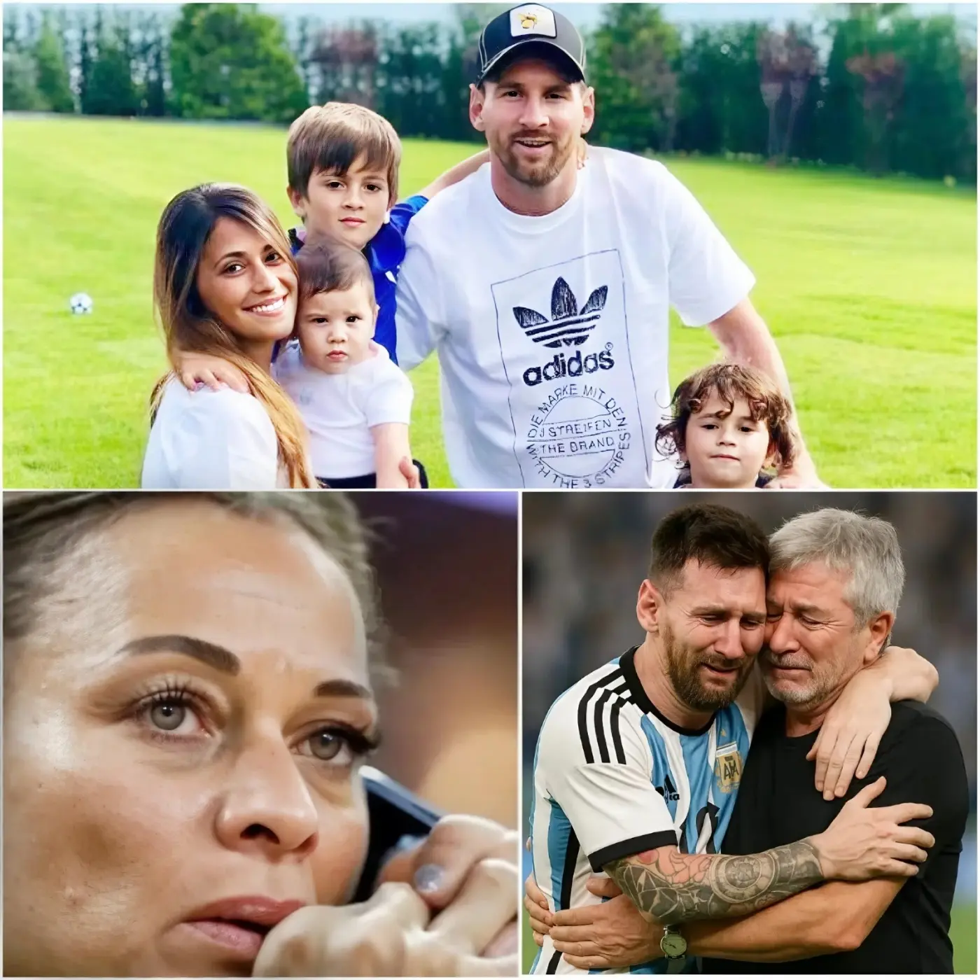 Cover Image for “NADIE ESTÁ PREPARADO PARA ESTE TIPO DE NOTICIAS.” Lionel Messi recibió una llamada a las 3:15 a.m. de su mamá, Celia María, y ella estaba sollozando. Al otro lado de la línea, le dio la desgarradora noticia sobre su papá, Jorge. Incluso las estrellas más grandes pueden ver su mundo patas arriba en un instante, y para Messi, este fue uno de esos momentos. Lee más abajo.