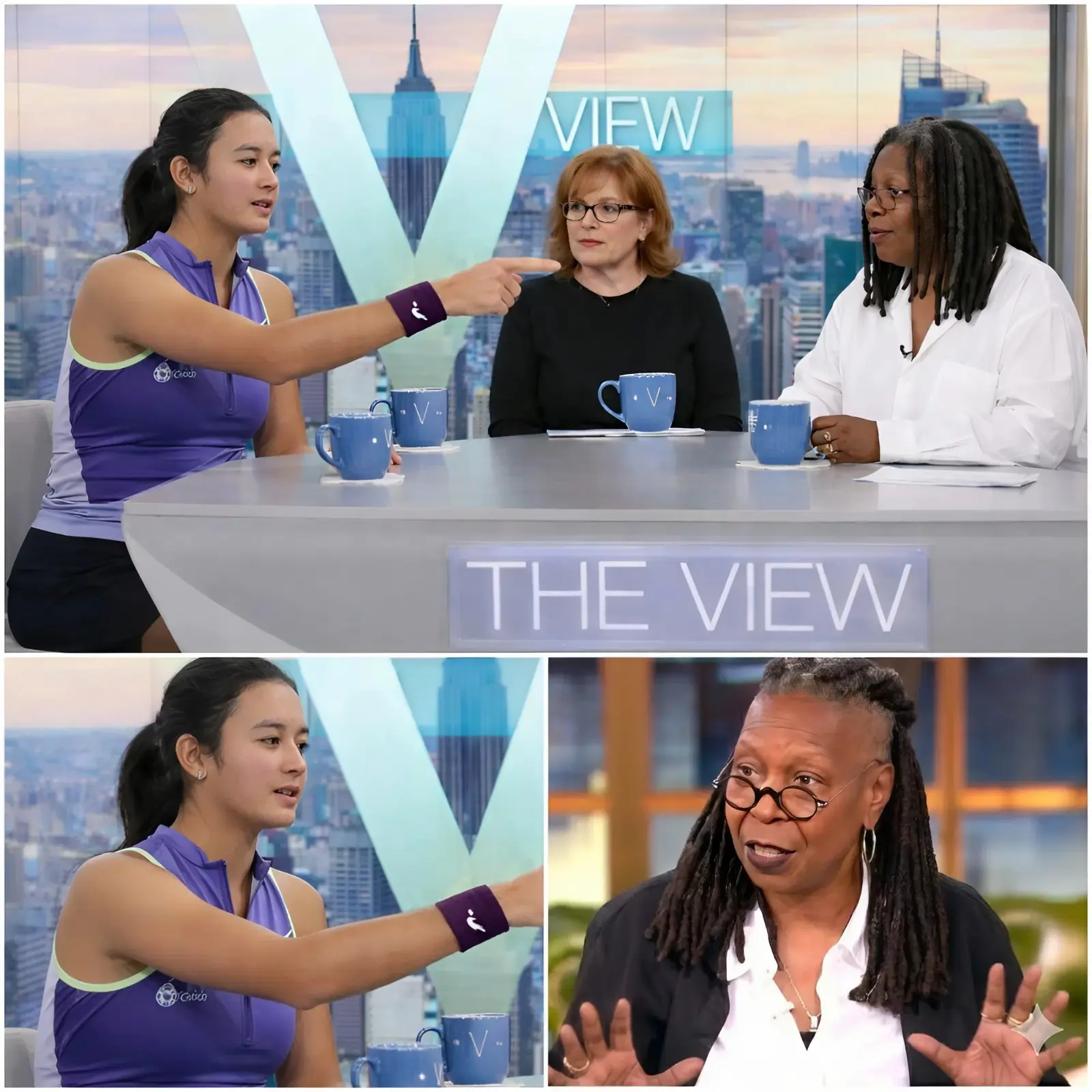 Cover Image for Eala Stepped Onto The View Set With The Composed Focus Of Someone Invited To Discuss A Charity Initiative, Unaware That The Conversation Was About To Spiral Far Beyond Tennis. No Producer Cue Warned Them, No Delay Button Could Soften What Was Coming, And By The Time Whoopi Goldberg Leaned Back And Said Sharply, âletâs Not Turn This Into A Moral Lecture,â The Room Already Felt The Shift. The Audience Stiffened, Cameras Tightened Their Frame, And Eala Was No Longer Just A Guest â She Was The Moment. She Folded Her Hands Once, Deliberate And Steady, Not Defensive, Not Angry. âwhoopi,â She Said Evenly, âwhen You Invite Someone On This Show To Talk About Giving Back â You Donât Get To Mock The Values That Motivated That Giving In The First Place.â Gasps Rippled Across The Studio As Joy Behar Glanced Sideways And Sunny Hostin Lowered Her Notes. âthis Is A Talk Show,â Whoopi Shot Back. âwe Question Narratives Here.â Eala Nodded Calmly. âquestioning Isnât The Problem. Control Is.â Silence Pressed Down As She Continued, Voice Calm But Cutting, âyou Celebrate Generosity As Long As It Comes From People Who Think Like You.â When Whoopi Demanded Whether She Was Calling The Panel Biased, Eala Tapped The Desk Lightly: âyou Love The Check. You Love The Headline. But Youâre Uncomfortable With The Heart Behind It â So You Try To Rewrite It.â Ana Navarro Whispered Under Her Breath While Whoopi Raised Her Voice In Protest, But Eala Gently Interrupted, âyouâre Here To Be A Mirror â And Sometimes The Reflection Makes People Angry.â Then She Stood, Unclipped Her Microphone Without Drama, And Said Softly, âyou Can Frame Generosity However You Want, But You Donât Get To Decide Whose Compassion Is âacceptable.ââ She Placed The Mic On The Desk, Gave One Quiet Nod, And Walked Off The Set, Leaving Behind A Studio That Suddenly Understood The Story No Longer Belonged To Them.