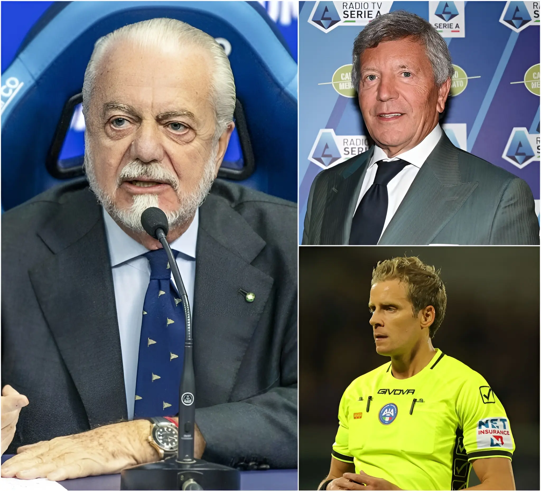 Cover Image for 🚨 NOTIZIA SHOCK: Il presidente del Napoli, Aurelio De Laurentiis, ha annunciato che presenterà ufficialmente un esposto alla Lega Serie A contro la direzione arbitrale nella sconfitta contro l’Atalanta, puntando direttamente il dito contro l’arbitro Daniele Chiffi. De Laurentiis ha accusato Chiffi di aver preso decisioni “platealmente a favore” della squadra di casa, sostenendo che alcuni episodi chiave abbiano alterato in modo decisivo l’esito della gara. Le sue parole, pronunciate con evidente indignazione, hanno immediatamente scatenato un terremoto mediatico nel calcio italiano. Tuttavia, la risposta fredda ma estremamente ferma di Ezio Simonelli ha ulteriormente acceso la tensione, portando la vicenda a un livello di scontro istituzionale senza precedenti.