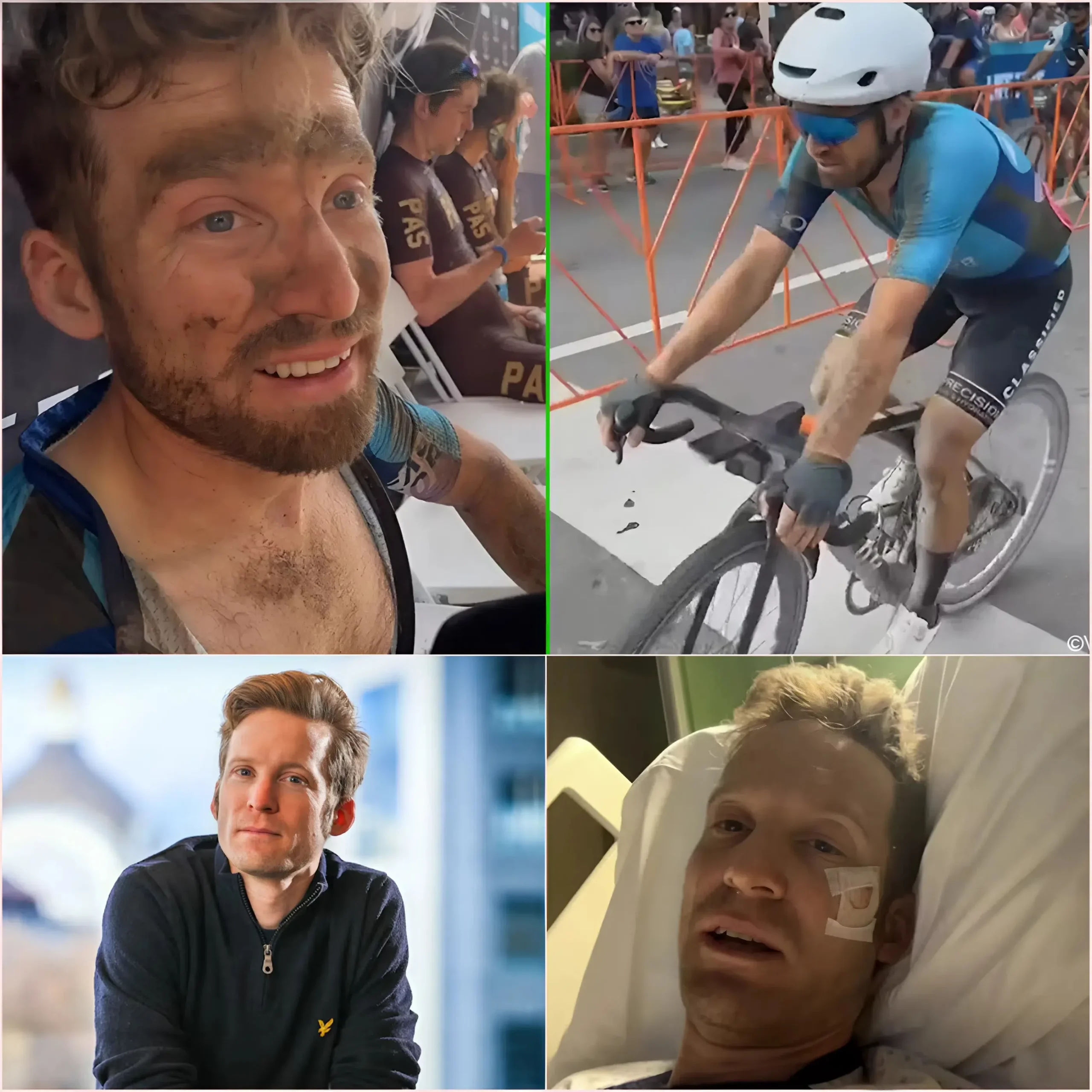 Cover Image for 🚨 BREAKING NEWS JUST 2 MINUTES AGO: Jan Bakelants was hit by a car while cycling, resulting in a severe concussion! Even more horrifying, the 40-year-old former cyclist exclaimed, “I have absolutely no memory of what happened!” Immediately, a confidential source revealed that the car involved in the accident showed signs of a deliberate “hit-and-run.” Police have sealed off the scene and urgently summoned the driver. What horrifying truth is being concealed behind this collision? Details below 👇👇