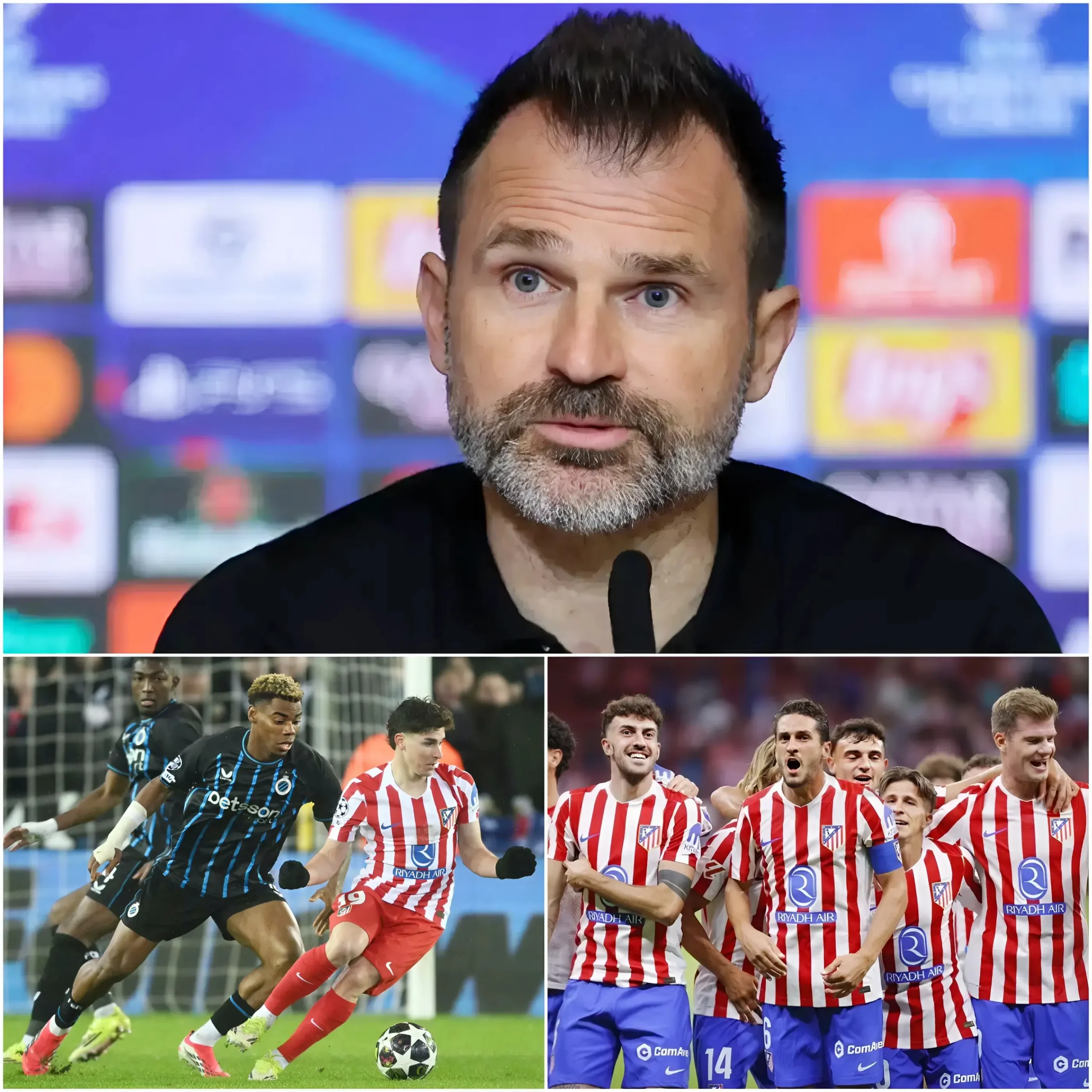 Cover Image for “DESDE QUE ME CONVERTÍ EN ENTRENADOR HASTA HOY, NUNCA HE VISTO A UN JUGADOR TAN TALENTOSO COMO ÉL”. El entrenador Ivan Leko no podía creer lo que veían sus ojos al presenciar la actuación de altísimo nivel de un jugador del Atlético de Madrid en el partido de vuelta contra el Club Brugge. Cabe destacar que la identidad de este futbolista pertenece a alguien que mantiene una profunda enemistad con el propio Ivan Leko…