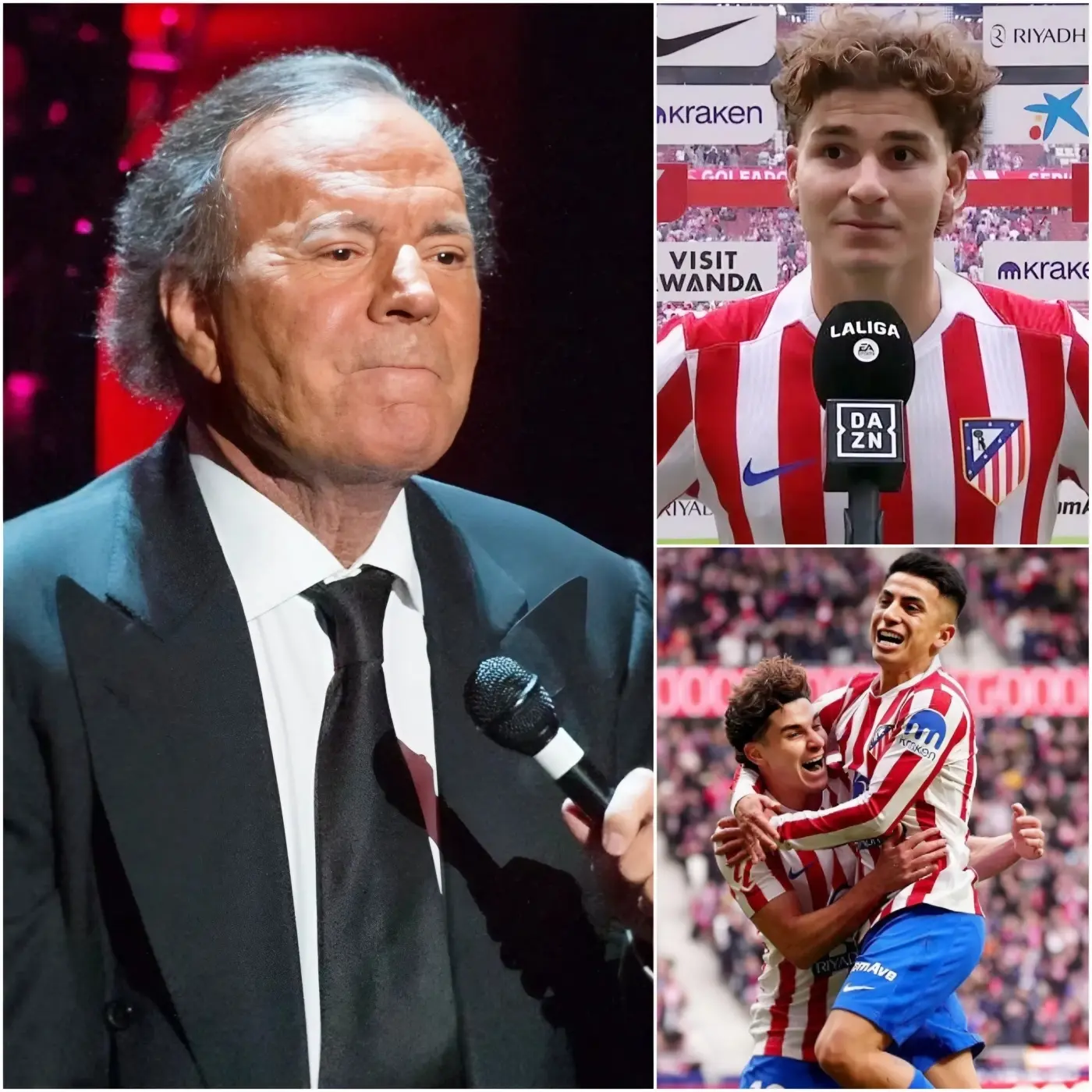 Cover Image for “¿QUIÉN TE CREES QUE ERES? ¡ERES SOLO UN CANTANTE QUE HACE BROMAS CON UNA GUITARRA! ¡NO APORTAS NADA A LA SOCIEDAD MÁS QUE CANTAR Y TOCAR! ¿QUÉ HACES EN ESTE MUNDO DE LA MÚSICA SIN SENTIDO?” Julio Iglesias, con esta declaración, causó un gran impacto en el mundo del entretenimiento latino y desató una inesperada tormenta mediática. Sin embargo, solo unos minutos después, Julián Álvarez, conocido por su calma y cálida sonrisa, tomó el micrófono, miró directamente a la cámara y respondió con solo 12 frías, afiladas palabras, silenciando al mundo. Esas 12 palabras no solo dejaron a Julio Iglesias pálido y a punto de llorar, sino que también lo dejaron sin habla, obligándolo a abandonar el estudio en un pesado silencio y vergüenza…