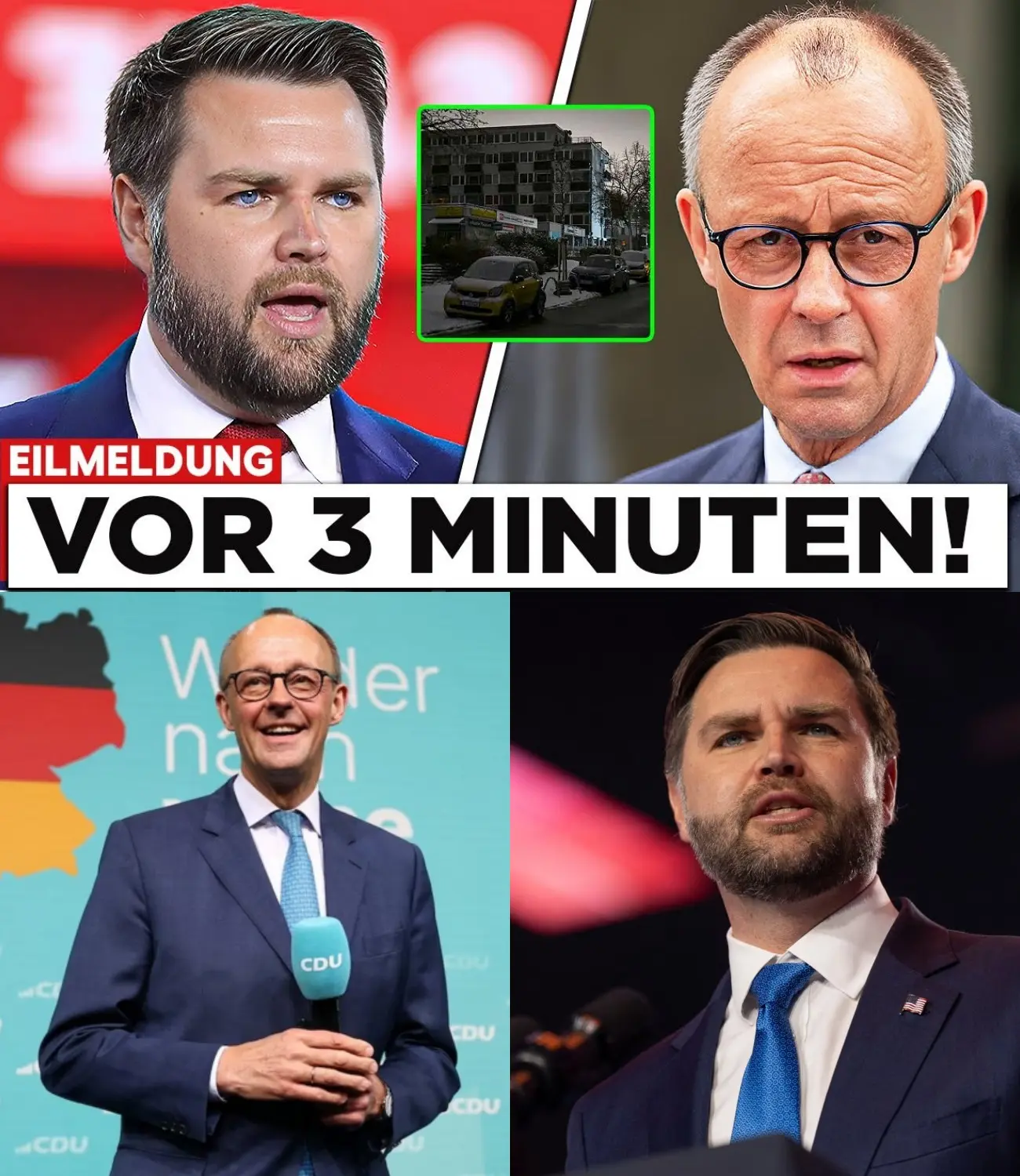 Cover Image for 🚨 BERLIN FRIERT, WASHINGTON TOBT! 🚨 Während 45.000 Haushalte bei Minusgraden im Dunkeln sitzen, kommt die schallende Ohrfeige direkt aus dem Weißen Haus! US-Vizepräsident JD Vance nimmt kein Blatt vor den Mund und stellt die Vertrauensfrage: Ist Deutschland überhaupt noch ein sicherer Bündnispartner? Die Bilder aus unserer Hauptstadt sind apokalyptisch – Krankenhäuser am Limit, Senioren ohne Heizung. Und die Regierung Merz? Sie wirkt völlig überfordert. Das ist kein technischer Defekt, das ist Terror mit Ansage! 👇 Lest die ganze Wahrheit über den Blackout und die brutale Reaktion der USA in den Kommentaren! 👇