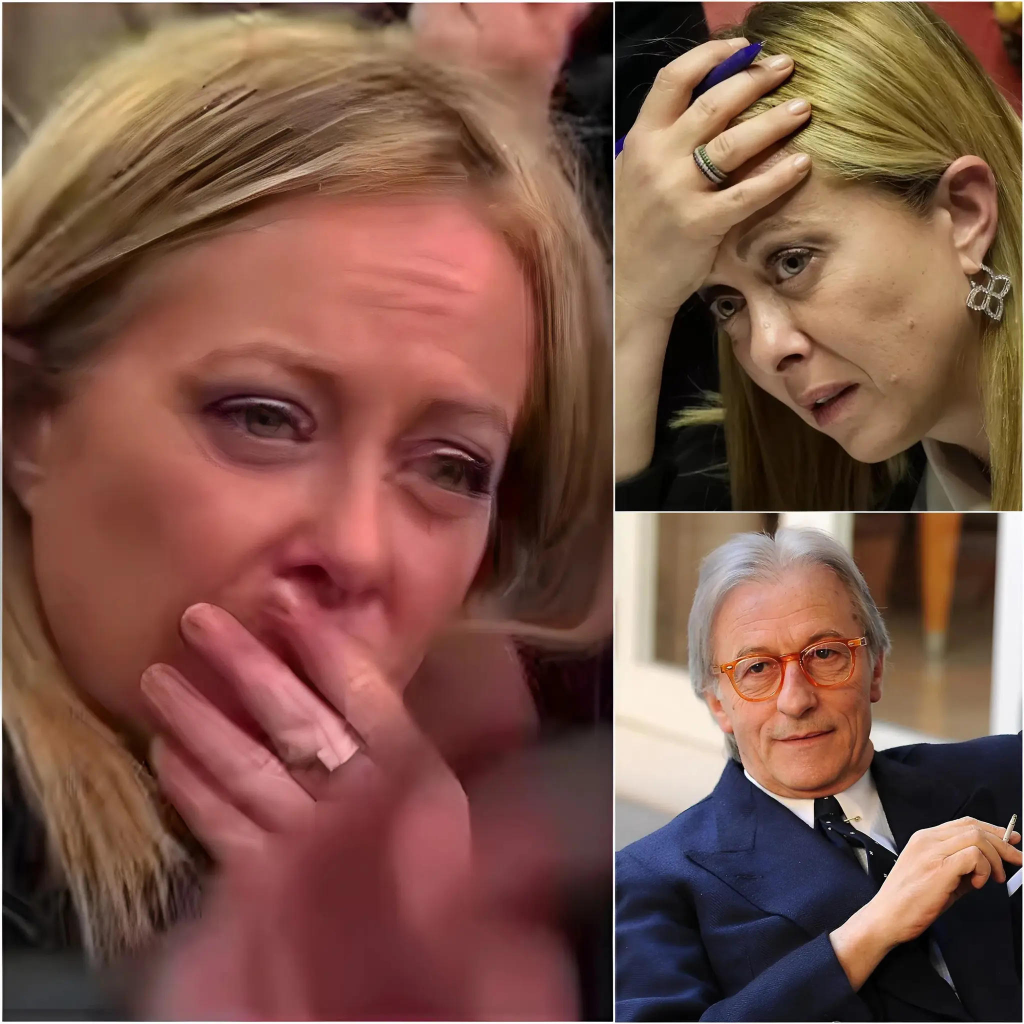 Cover Image for 10 MINUTI FA: il momento in cui Giorgia Meloni non è riuscita a trattenere le lacrime, visibilmente sopraffatta dall’emozione davanti a migliaia di persone. Le parole intense e cariche di pathos pronunciate da Vittorio Feltri hanno colpito nel profondo, toccando corde personali e mettendo a dura prova la compostezza del presidente del Consiglio. Per alcuni istanti nella sala è calato un silenzio assoluto, quasi sospeso. Poi, all’improvviso, un applauso fragoroso ha riempito l’ambiente come un tuono. Le lacrime le rigavano il volto, mentre l’atmosfera diventava sempre più carica di emozioni difficili da esprimere. 😭💔🔥