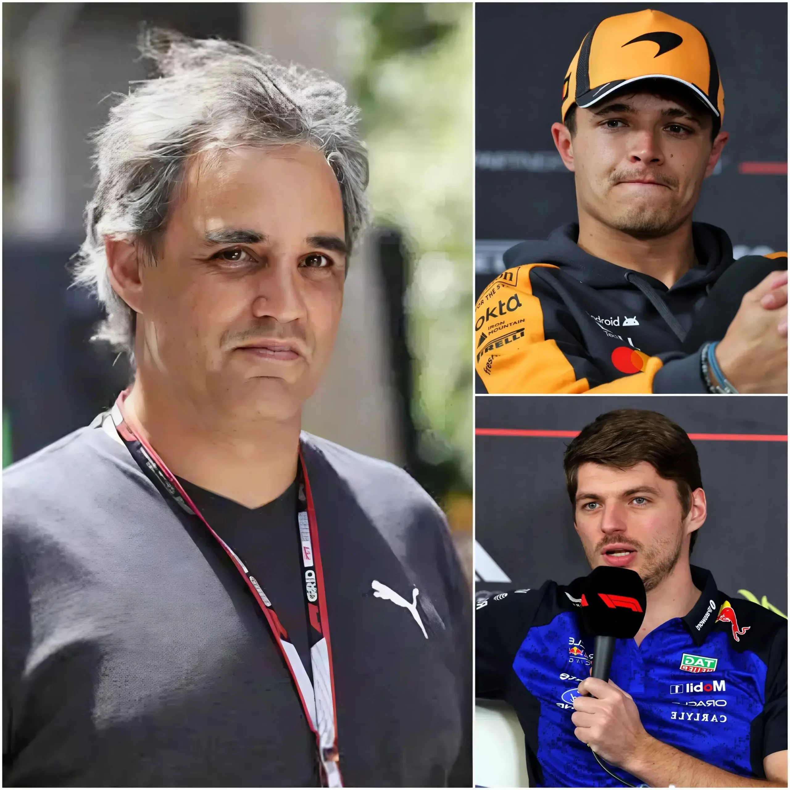 Cover Image for 🚨“LANDO NORRIS WILL REPLACE HIM” – The shocking statement from Juan Pablo Montoya has sent waves through the motorsport world as he openly targeted Max Verstappen, currently the biggest symbol of the modern Formula 1 era. In a recent interview, Montoya did not hesitate to strongly criticize the four-time world champion for publicly complaining about the 2026 F1 car regulations. The remarks quickly struck a nerve with Verstappen. It didn’t take long for the reigning world champion to fire back, sparking fresh turmoil and heated debate across the entire Formula 1 paddock