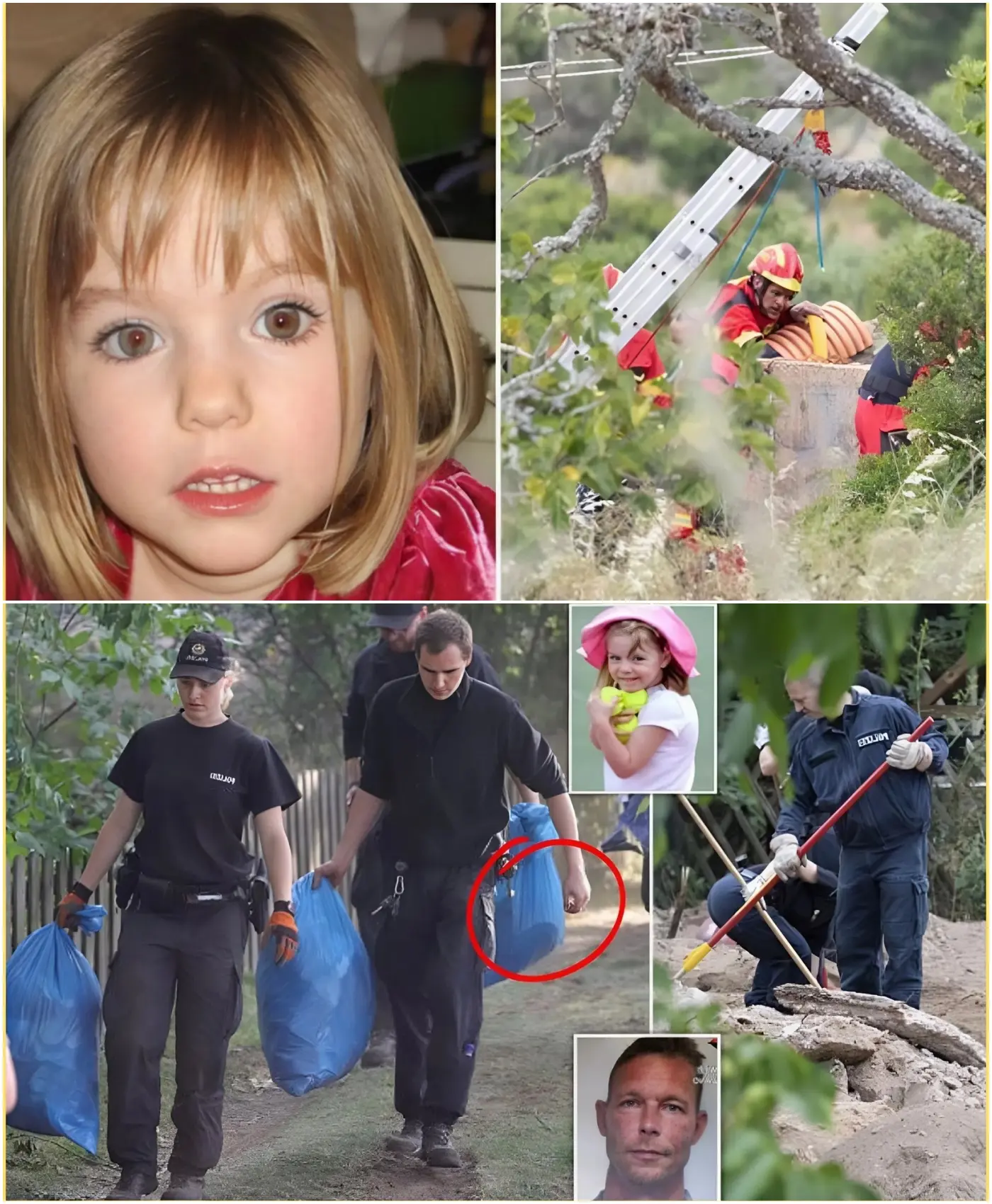 Cover Image for “El jardín estuvo allí todo el tiempo” – La policía investiga una nueva y estremecedora escena del crimen a pocos pasos del lugar de la desaparición de Madeleine McCann, revelando 18 años de pistas ocultas.