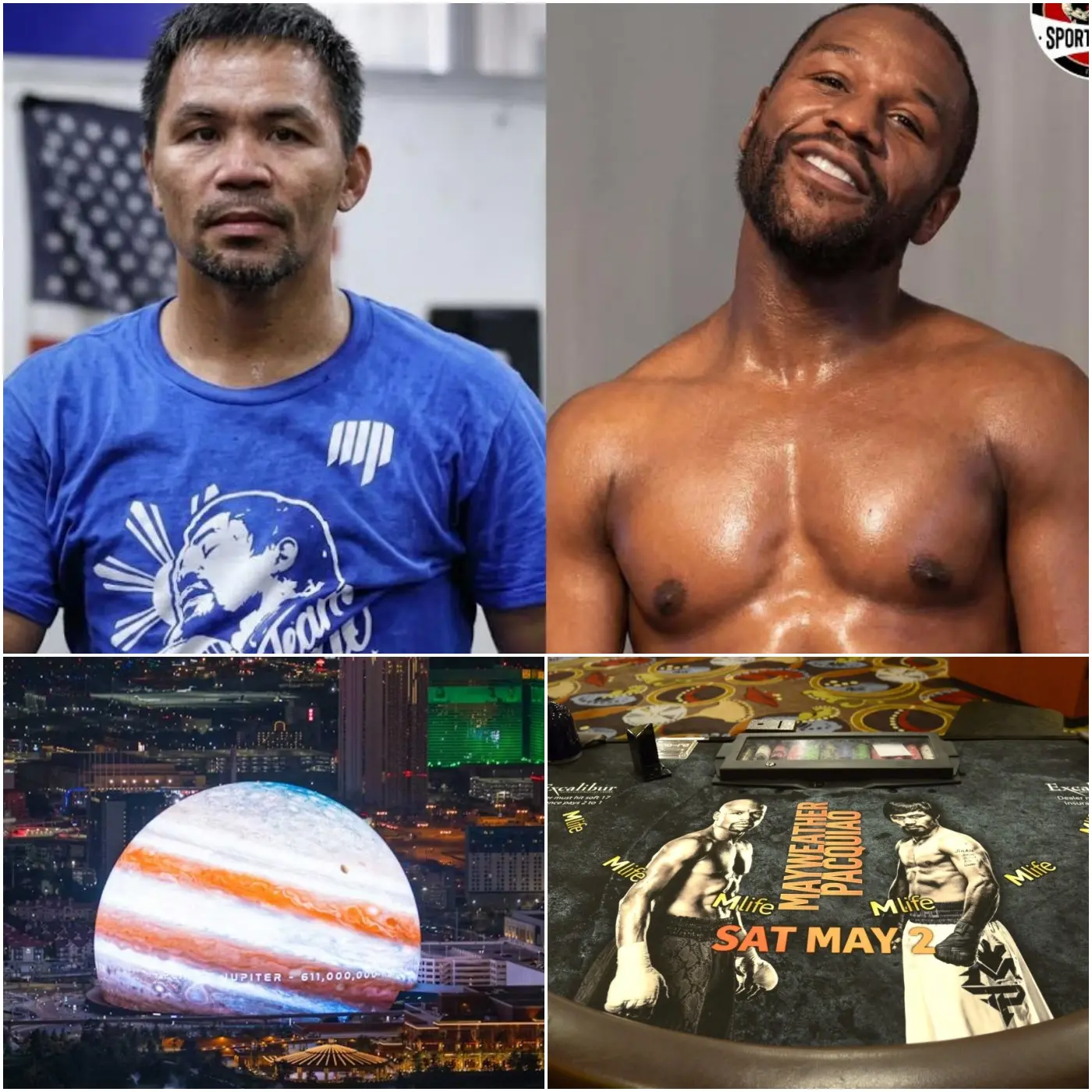 Cover Image for 🚨Conmoción mundial desde Las Vegas: Tras 11 años de “dormir” en su impecable récord de 50-0, Floyd “Money” Mayweather regresa repentinamente, arriesgando todo su legado para enfrentarse a Manny Pacquiao una vez más. Las probabilidades en Las Vegas se han visto afectadas: Mayweather -225, sigue siendo el “rey” en el que la multitud confía a pesar de llevar casi una década retirado del boxeo profesional, mientras que Pambansang Kamao, la leyenda filipina, se sitúa en tan solo +170, considerado el menos favorito, aunque aún le arde el deseo de vengar la controvertida derrota de 2015. El 19 de septiembre de 2026, en el legendario The Sphere, bajo la luz global de una transmisión de Netflix: ¿Dará Manny una sorpresa histórica y destrozará el invicto de Floyd, o “Money” continuará su reinado, convirtiendo el sueño de la venganza en una pesadilla? 🔥🥊