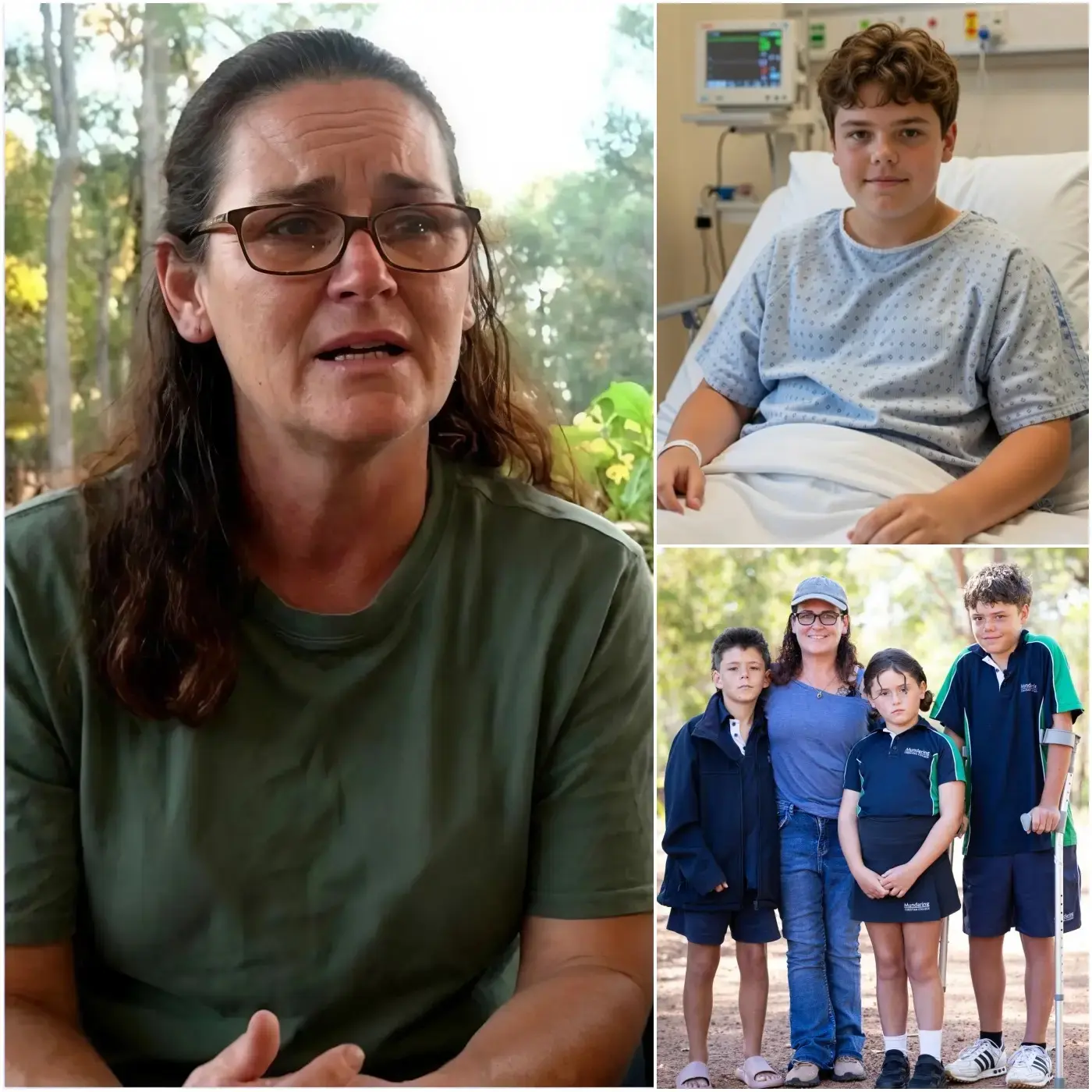 Cover Image for Traurige Nachricht 😢 Vor nur 30 Minuten schockierte Joanne Appelbee, die Mutter des 13-jährigen Austin Appelbee, der fast vier Stunden lang vier Kilometer durch die reißenden Gewässer von Quindalup schwamm, um seine Mutter und seine beiden Geschwister zu retten, alle mit der Nachricht, dass Austin Appelbee nun verstorben ist… Lesen Sie die ganze Geschichte unten 👇