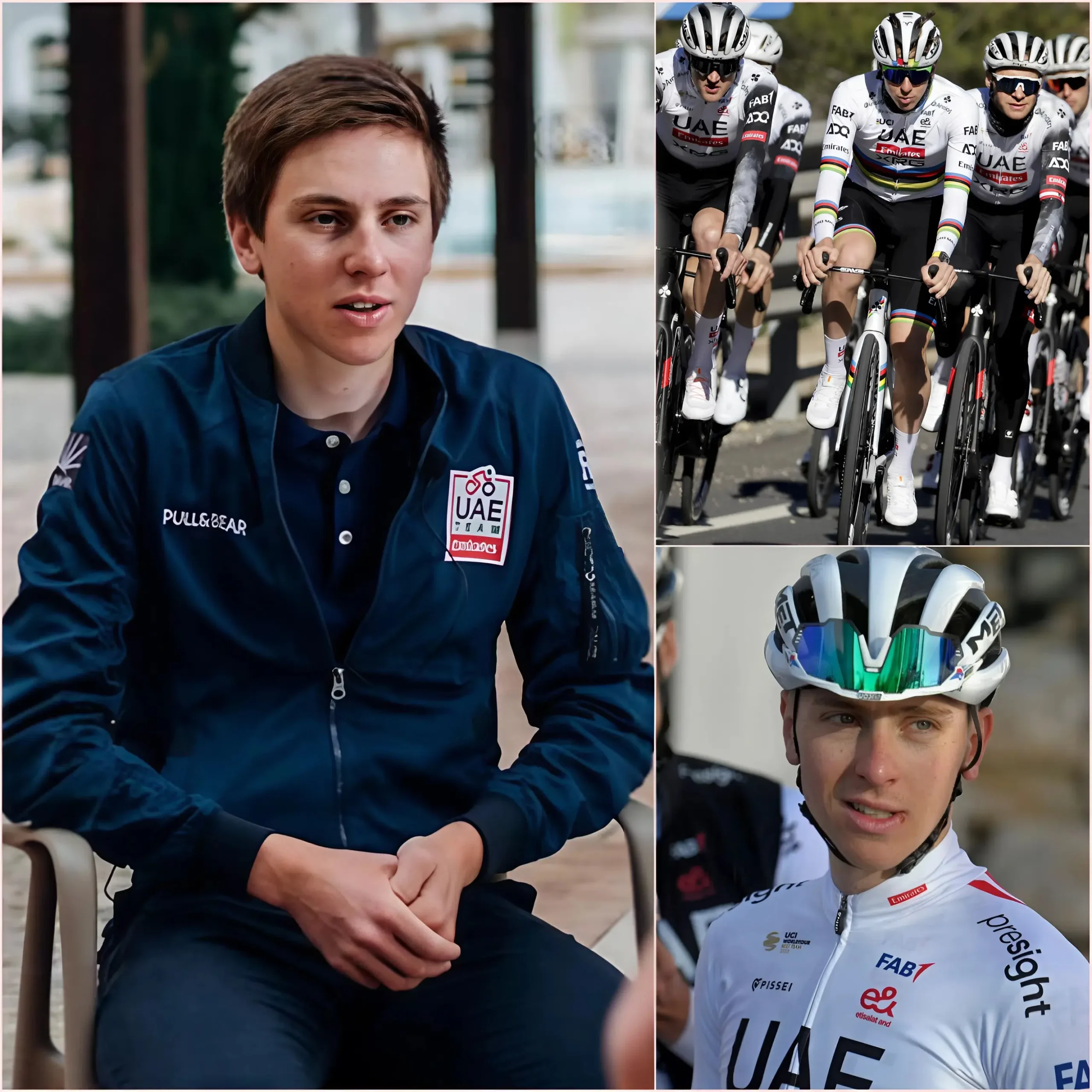 Cover Image for 🚨 THE BIGGEST SHOCK IN CYCLING HISTORY: Tadej Pogačar has officially announced his immediate and permanent departure from UAE Team Emirates! During a tense team meeting before the 2026 season, the Slovenian star broke down in tears as he revealed he had been harassed by his teammates and faced immense public pressure. “I can’t take it anymore!” Pogačar coldly declared before leaving without a second thought. His new destination will shock the world. See details in the comments below 👇👇