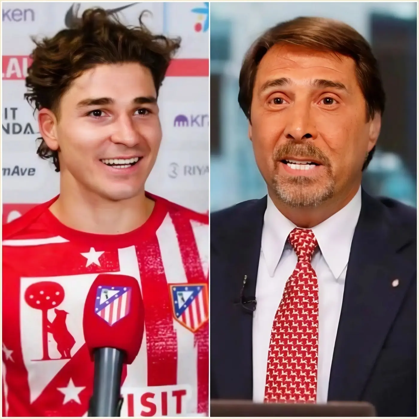 Cover Image for “¡SOLO ERES UN TÍTERE SUCIO DEL GOBIERNO!” — Así fue como Julián Álvarez “rugió” directamente a la cara de Eduardo Feinmann en plena emisión en vivo, exponiendo el rostro codicioso del presentador —acusado de “tragarse” millones de dólares del dinero de los contribuyentes argentinos. Feinmann palideció, temblando mientras intentaba contraatacar con sarcasmo, llamando a Julián Álvarez “un jugador joven arrogante”, pero con solo unas pocas palabras cortantes —“Eres un títere fracasado, siéntate y cállate”— la estrella del fútbol dejó todo el estudio sumido en un silencio sepulcral durante 10 segundos largos. El público televisivo estalló en vítores y aplausos, convirtiendo el momento en un símbolo de la indignación que se propagó por toda Argentina. Una grabación impactante, que supuestamente revela que Feinmann pidió al gobierno “encubrir” gastos personales, obligó a las autoridades a convocar una reunión de emergencia apenas minutos después.