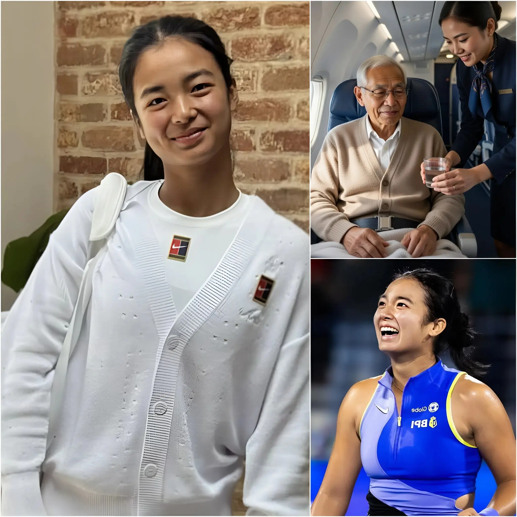Cover Image for BREAKING NEWS: The entire tennis world is buzzing after Philippine star Alex Eala astonished passengers on a commercial flight with an unexpected act of kindness. According to several witnesses, she quietly gave up her first-class seat to an elderly passenger with serious health issues who needed assistance just minutes before takeoff — but that was only the beginning. What Alex did next, away from cameras and without seeking attention, left the entire plane in tears and flight attendants speechless.