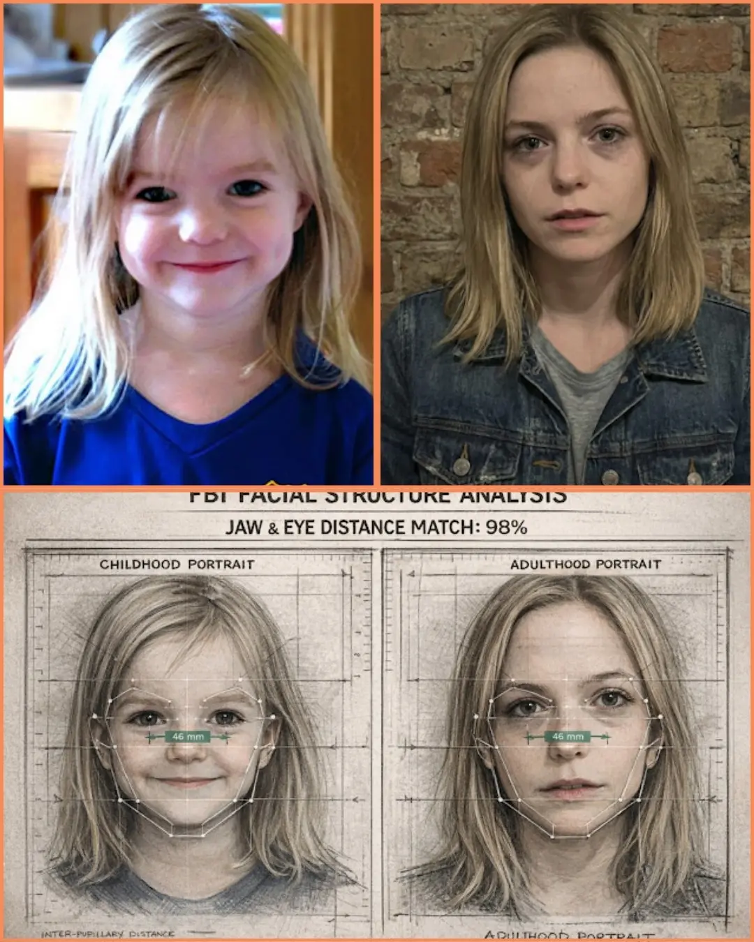 Cover Image for EXKLUSIV: DAS F.B.I HAT IHR GESICHT VORHERGESAGT. Chloe sieht genau so aus wie auf der vor jahren veröffentlichten „alter 22“-skizze.