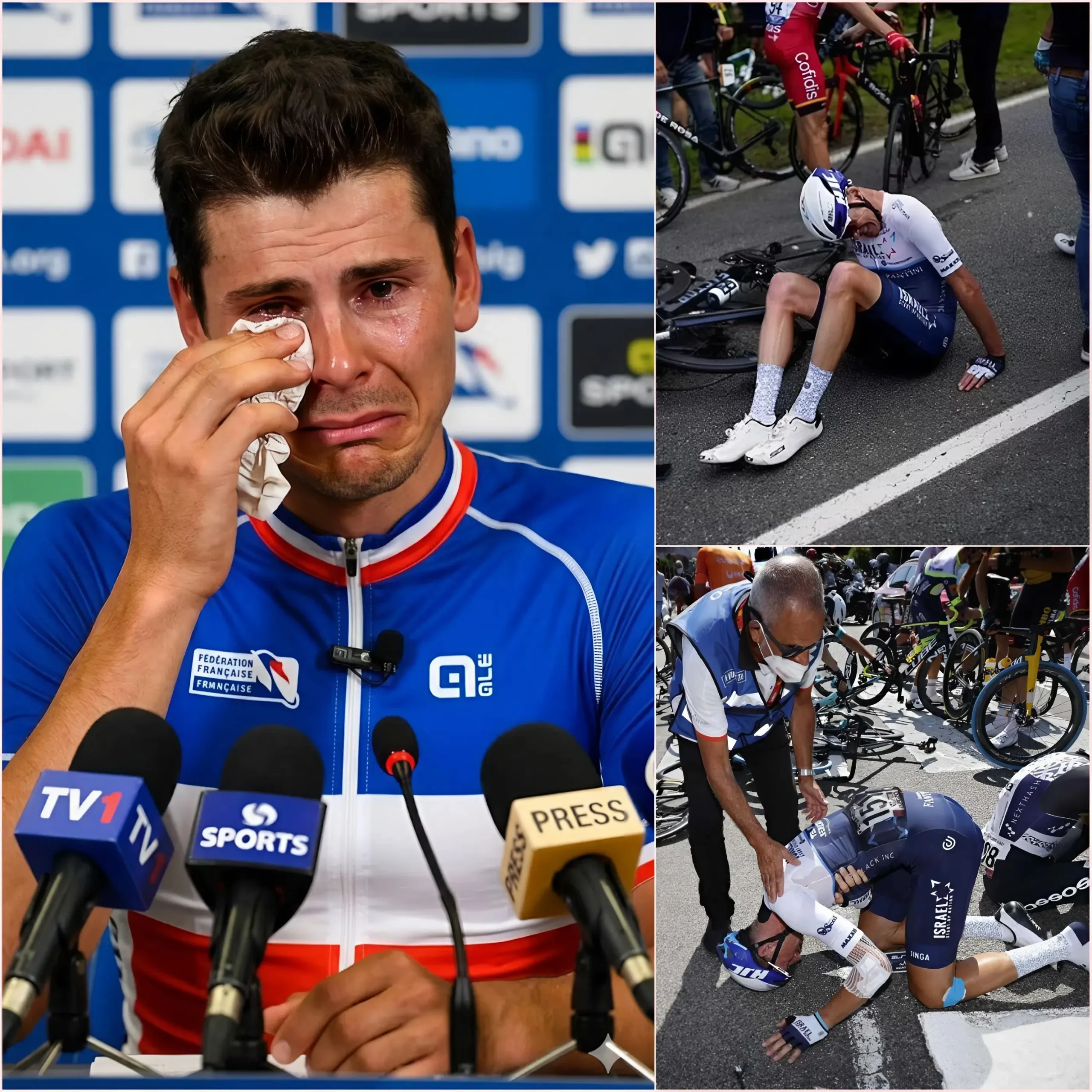 Cover Image for SHOCKING NEWS IN FRANCE: Warren Barguil appeared haggard and choked with emotion: “I’m about to collapse…” After a sleepless night battling illness, the legendary racer unexpectedly exposed a poisoning plot that rocked Paris. The climax came with his desperate scream directed at a powerful underground force right in the middle of a press conference. Special forces immediately sealed off the scene. See the secret below! 👇👇
