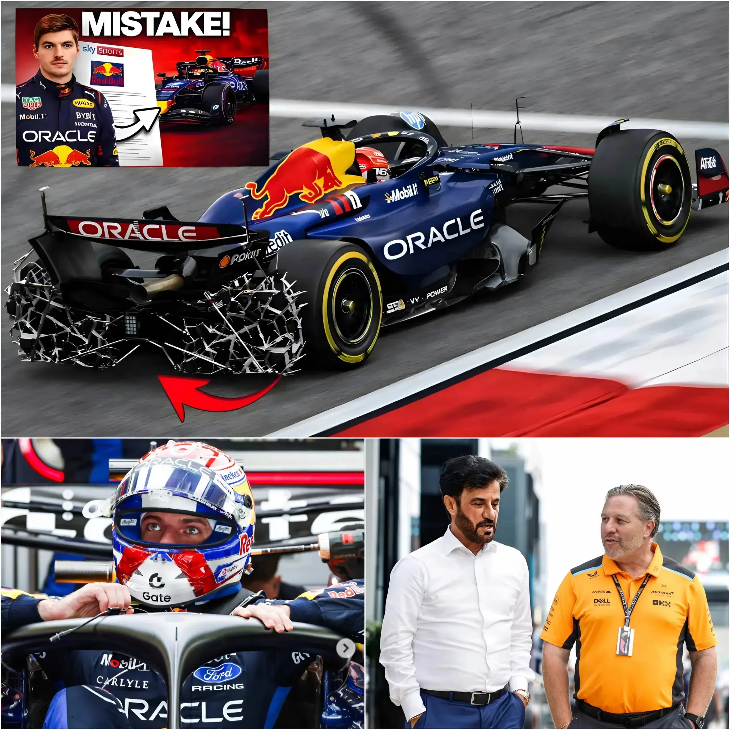 Cover Image for 🚨SHOCKING F1 NEWS: Max Verstappen’s Red Bull team finds itself in an exceptional situation after the FIA ​​immediately launched an investigation following a high-profile complaint from McLaren 👇
