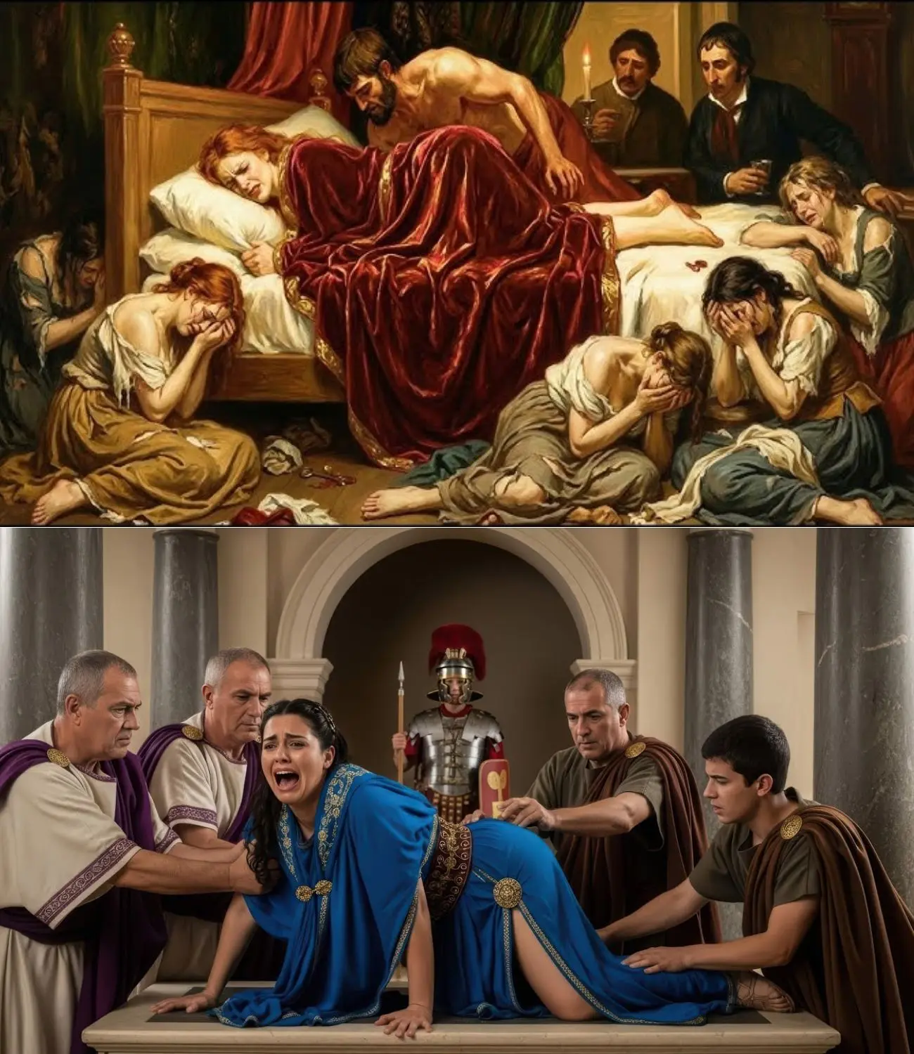 Cover Image for Nella sua prima notte di nozze, l’antica Roma rivelò un segreto così feroce che rimase sepolto per 2.000 anni