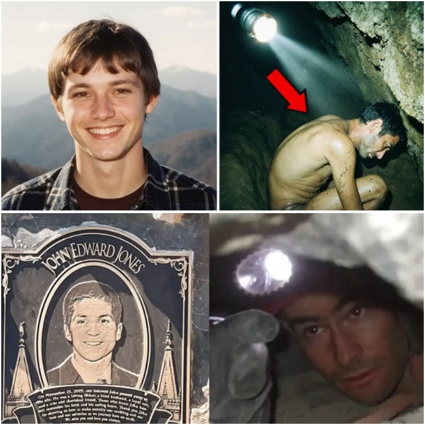 Cover Image for شاب يختفي في جبال سموكي — بعد 8 سنوات، عُثر عليه محاصرًا في نفق ضيق داخل كهف.