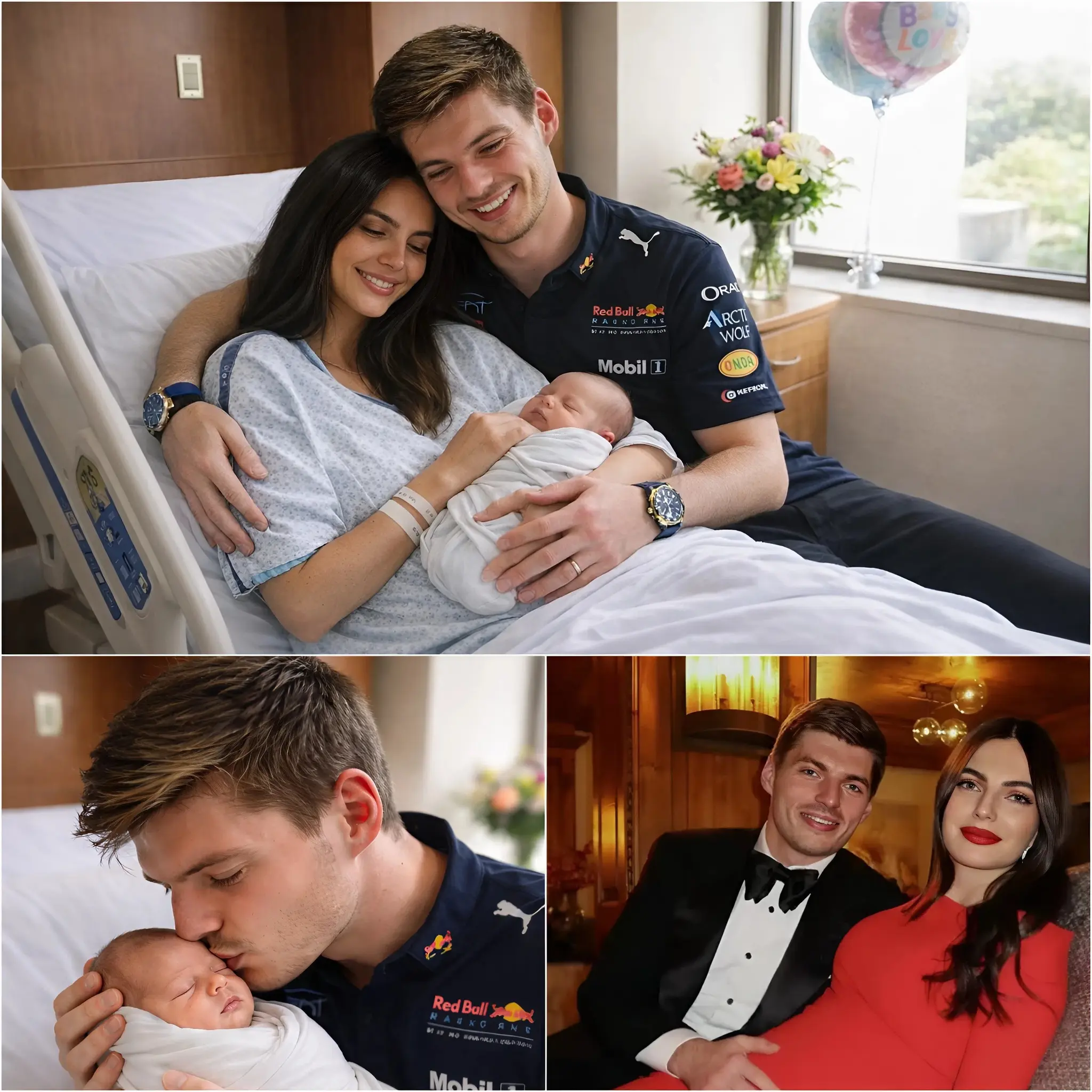 Cover Image for 🌟 “Welcome to the World, Little Star!” — Max Verstappen celebrates the birth of his newborn baby, as an unexpected surprise from his partner moves him to tears 💝 It was a morning filled with joy and emotion as Max Verstappen officially welcomed his newborn baby surrounded by close family at a private clinic. The atmosphere was quiet and intimate, but the most unforgettable moment came when his partner surprised him in a way no one could have seen coming… 👇