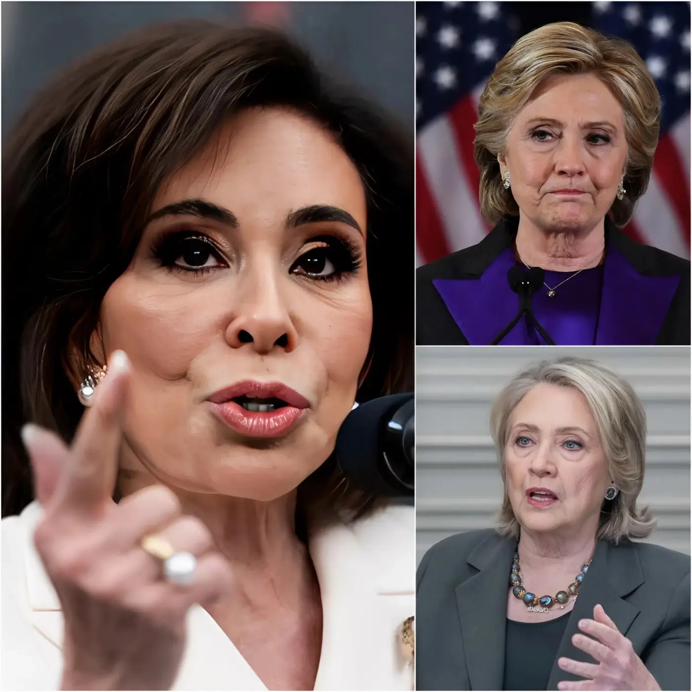 Cover Image for Former U.S. Attorney Jeanine Pirro has publicly accused Hillary Clinton of improperly benefiting from funds connected to the Clinton Foundation during her tenure as Secretary of State. Pirro alleges that as much as $50 million was linked to donations and contracts, and has called for a formal investigation. Clinton has not issued any official response to these latest claims, and no court has found her guilty of wrongdoing related to these allegations. The controversy has sparked intense debate online, particularly among political commentators and partisan audiences.