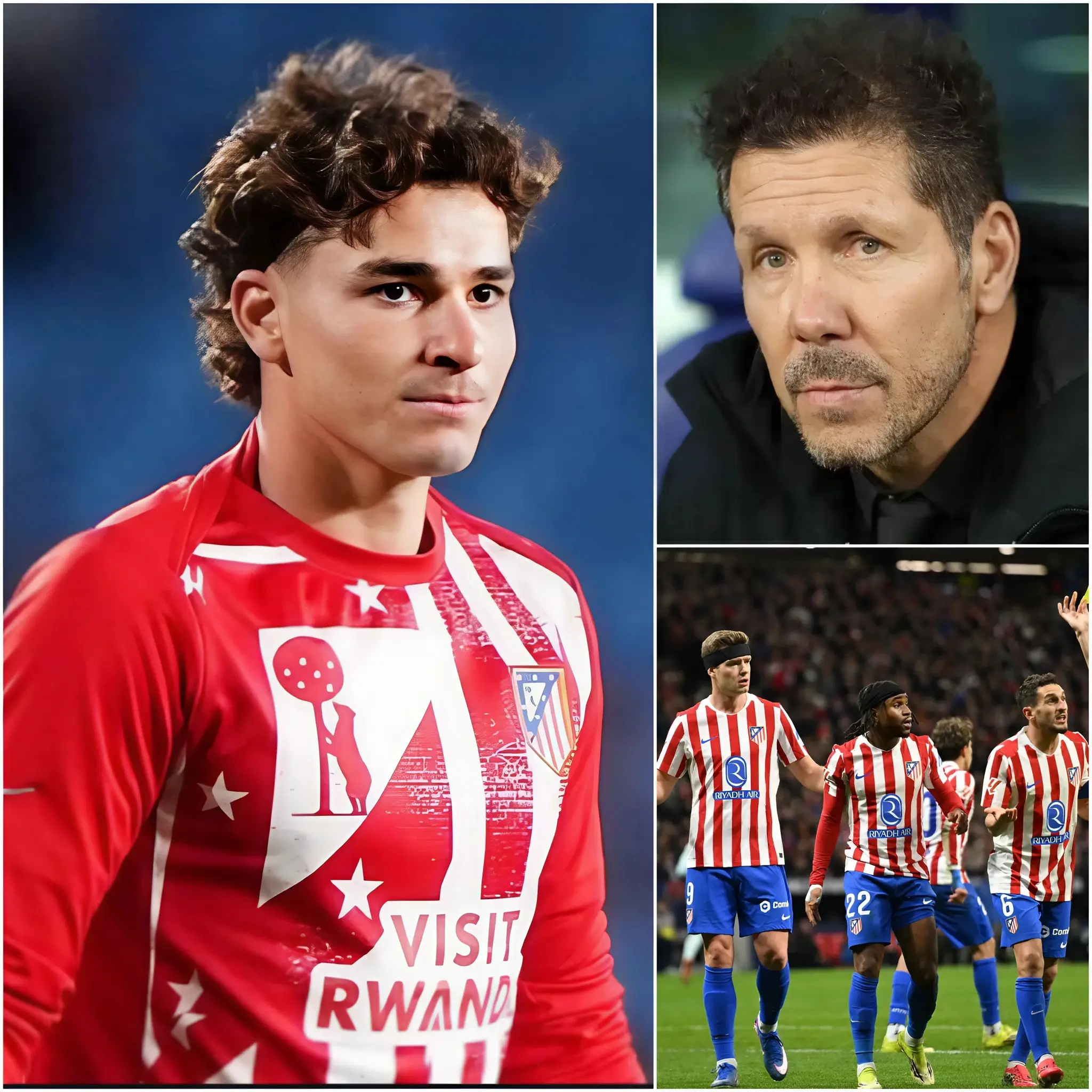 Cover Image for «O yo o él. No quiero seguir jugando a su lado ni un minuto más. Prefiero irme antes que tener que verlo pisar el césped una sola vez más. ¡Cada vez que lo veo entrar al campo siento que estoy traicionando mi propia carrera y mi propia dignidad!».Julián Álvarez lanzó una declaración demoledora al acusar directamente a su compañero de equipo —a quien calificó como «la fuente del desastre» que provocó la devastadora derrota del Atlético de Madrid ante el Real Betis—, empujando de esta manera al entrenador Diego Simeone a la crisis más grave de toda su carrera como técnico.