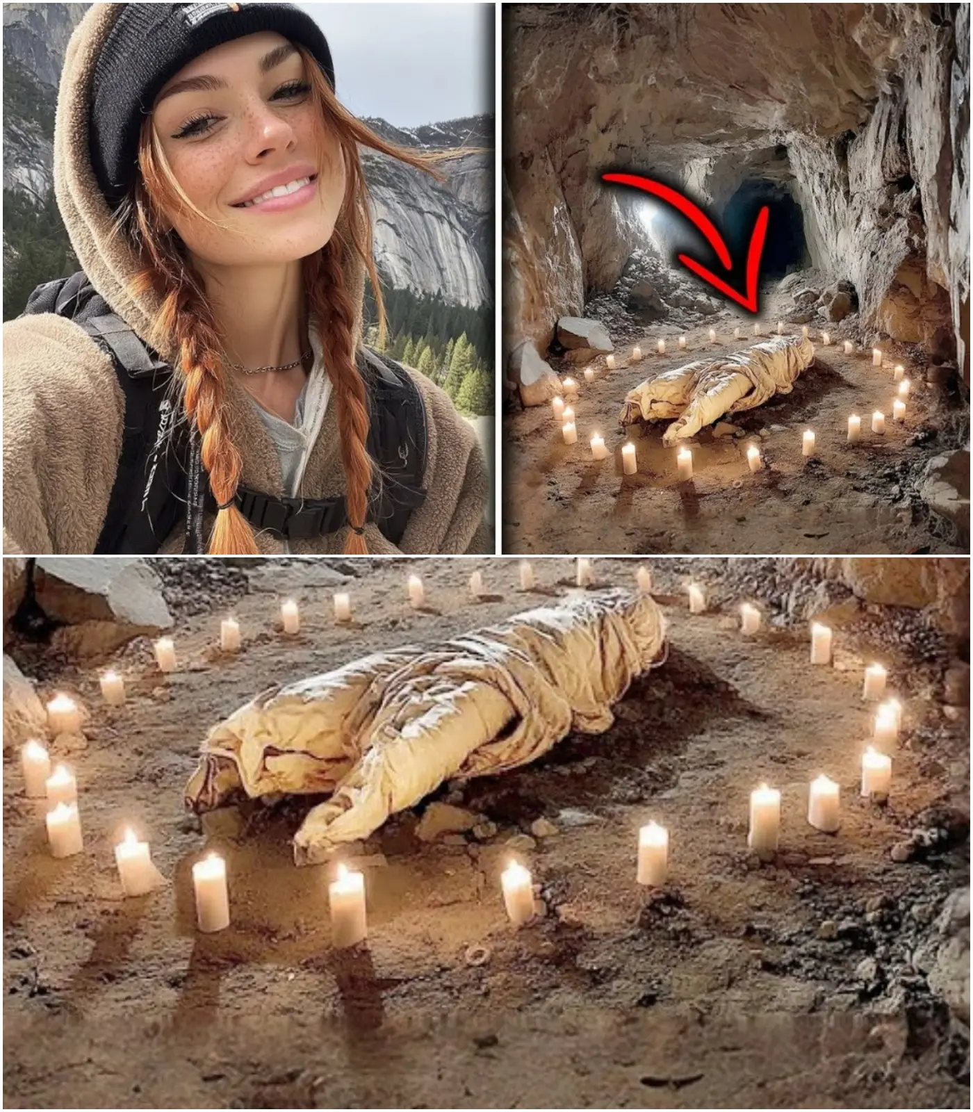 Cover Image for خرجت للتنزه بين الجبال الذهبية في الخريف… وبعد أربع سنوات وجدوها ملفوفة بكفن أبيض، محاطة بشموع محترقة تحت الأرض. لكن الأكثر إثارة للقلق لم يكن مكان جثتها، بل من الذي بنى ذلك المشهد.