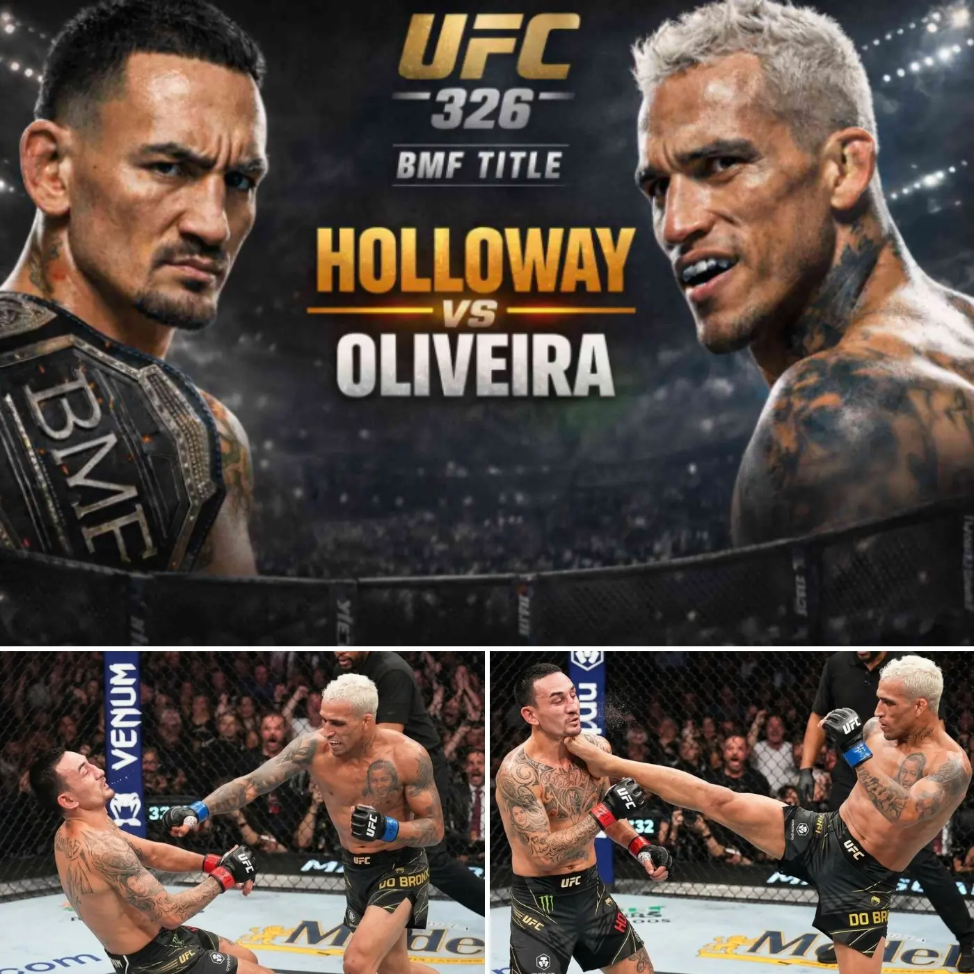 Cover Image for The Blessed Era Collapses — Charles Oliveira Silences Max Holloway With a Brutal Knockout That Stuns the MMA World👇👇👇