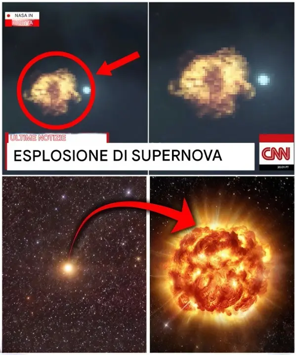 Cover Image for Il Telescopio James Webb della NASA Sconvolge il Mondo Dopo Aver Presumibilmente Catturato gli “Ultimi Momenti” di Betelgeuse in una Spaventosa Spirale di Morte Cosmica che gli Scienziati Non Riescono a Spiegare Completamente