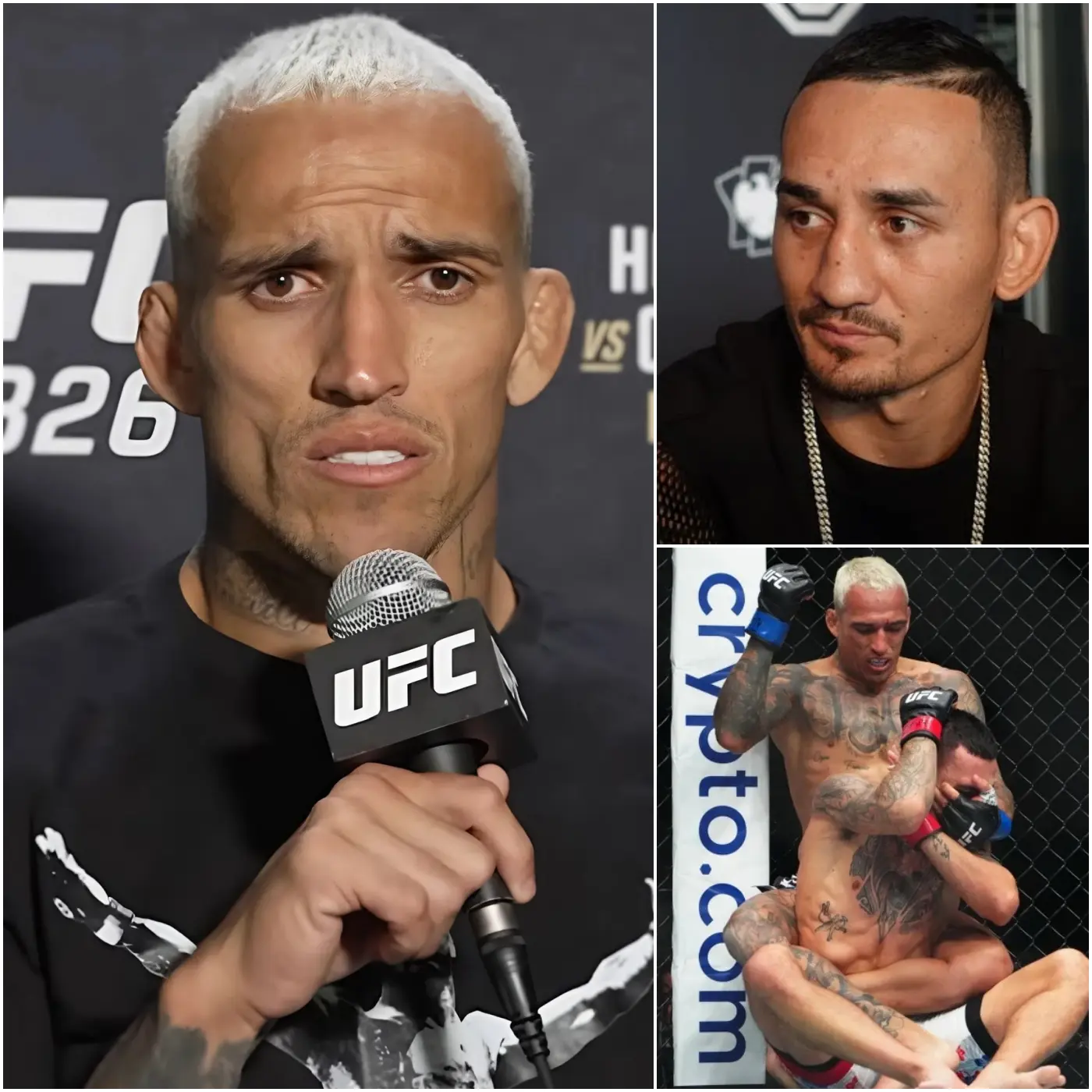 Cover Image for 🚨 Max Holloway criticizes Charles Oliveira after their fight at UFC 326
