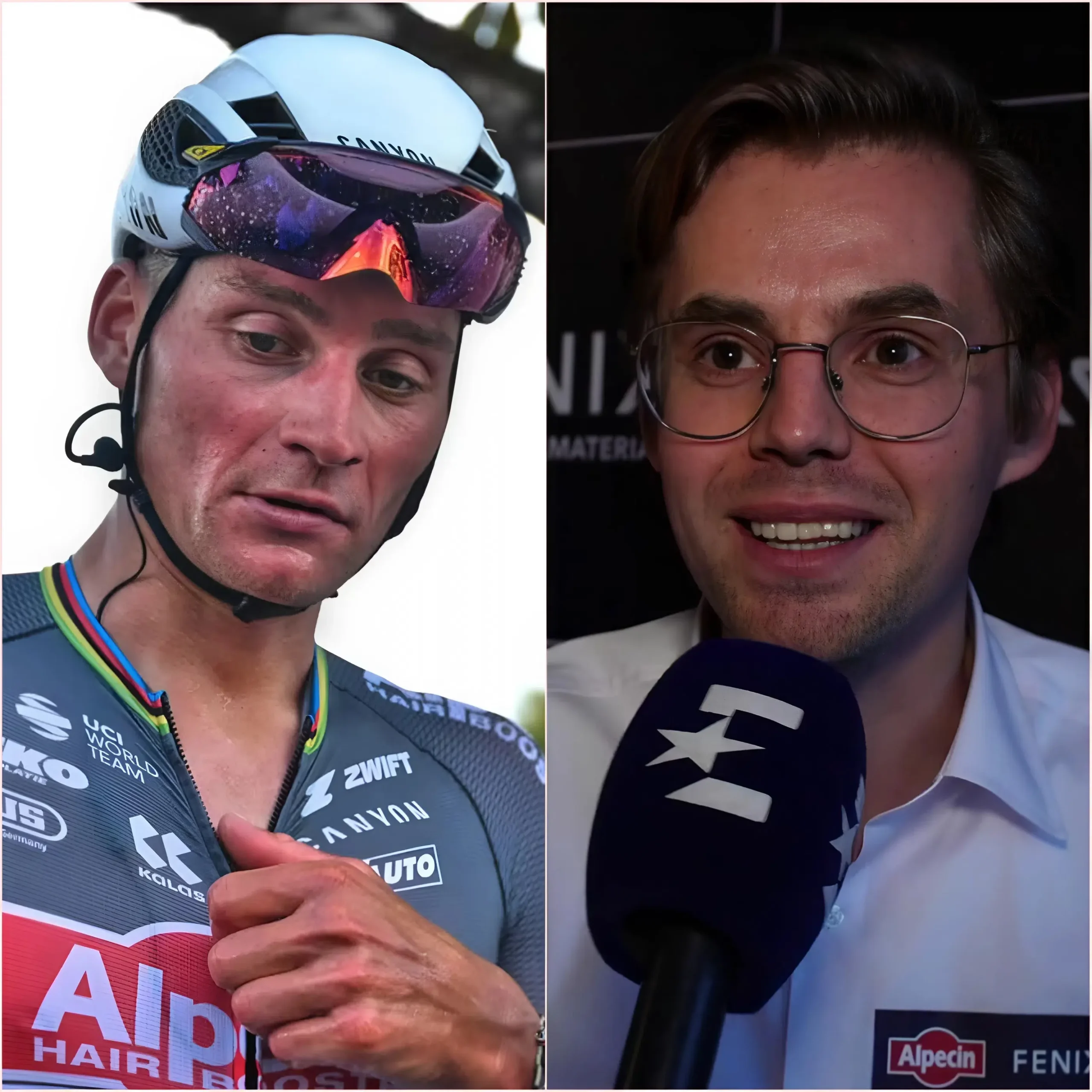 Cover Image for In Dubai, the sudden arrest of Kristof De Kegel before Milan–San Remo sparks chaos. Mathieu Van der Poel issues an ultimatum: “I’m going nowhere without him!” The mystery deepens.