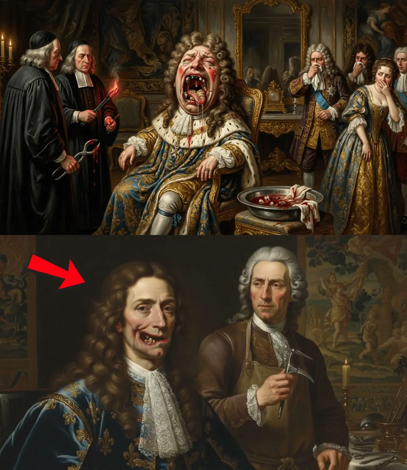 Cover Image for Luigi XIV perse tutti i denti a 40 anni: ciò che i chirurghi gli fecero fu atroce